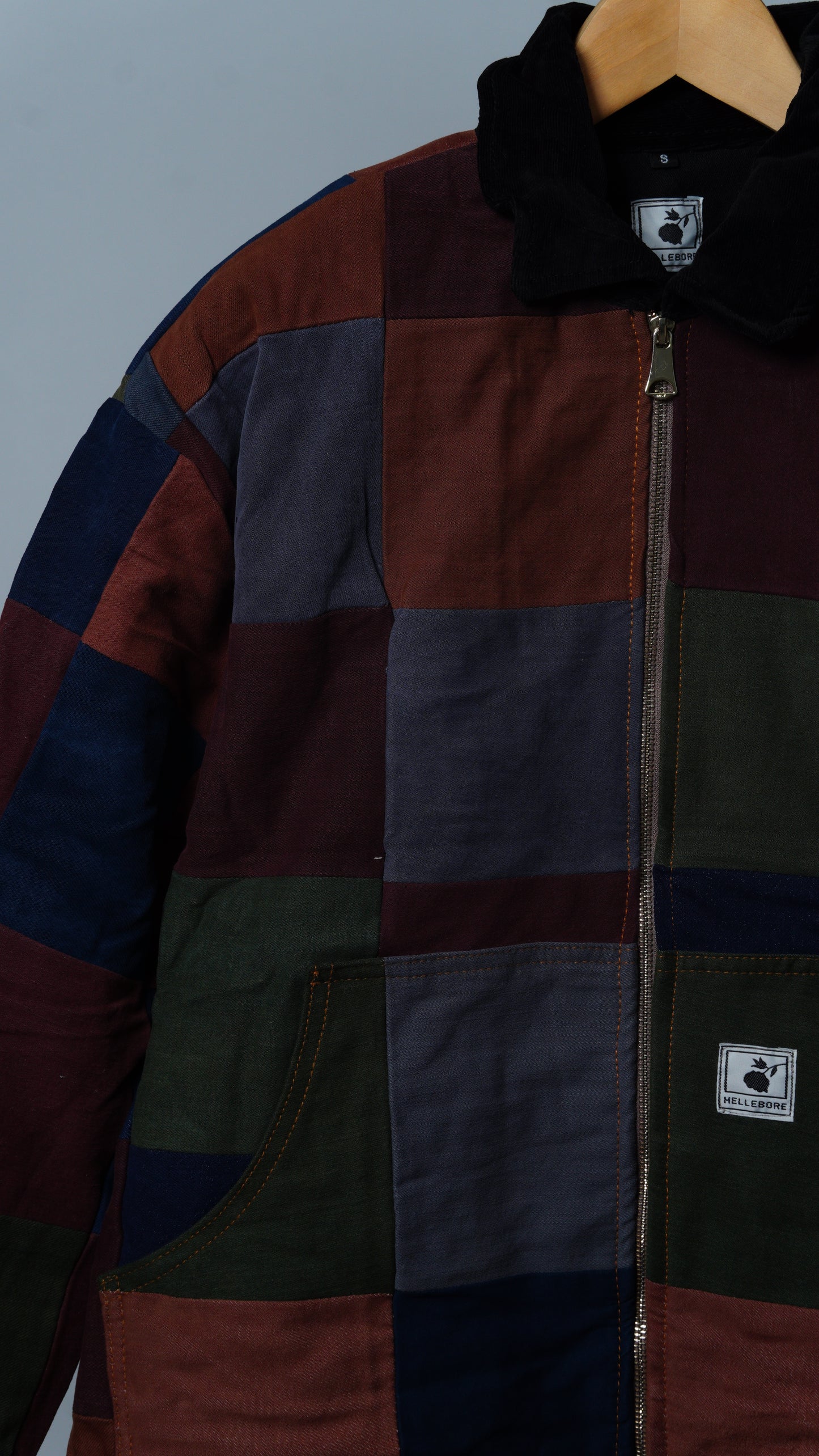 Upcycled Patchwork Jacket Size S