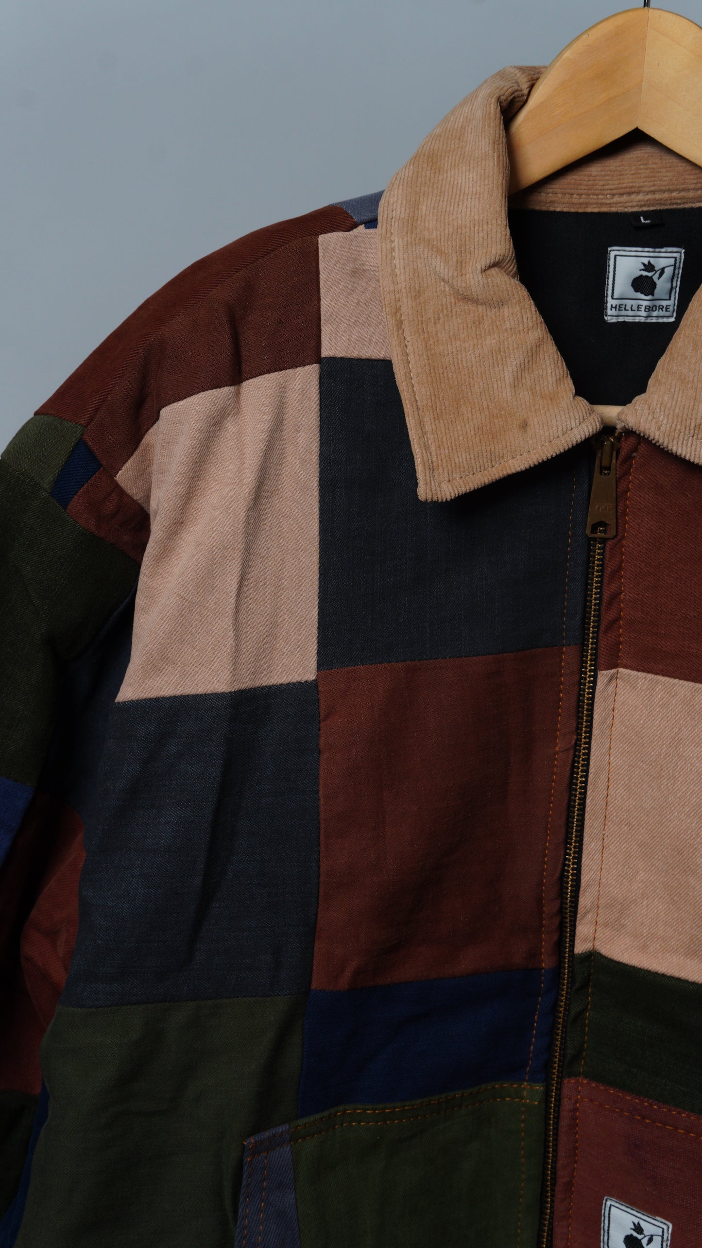 Upcycled Patchwork Jacket Size L