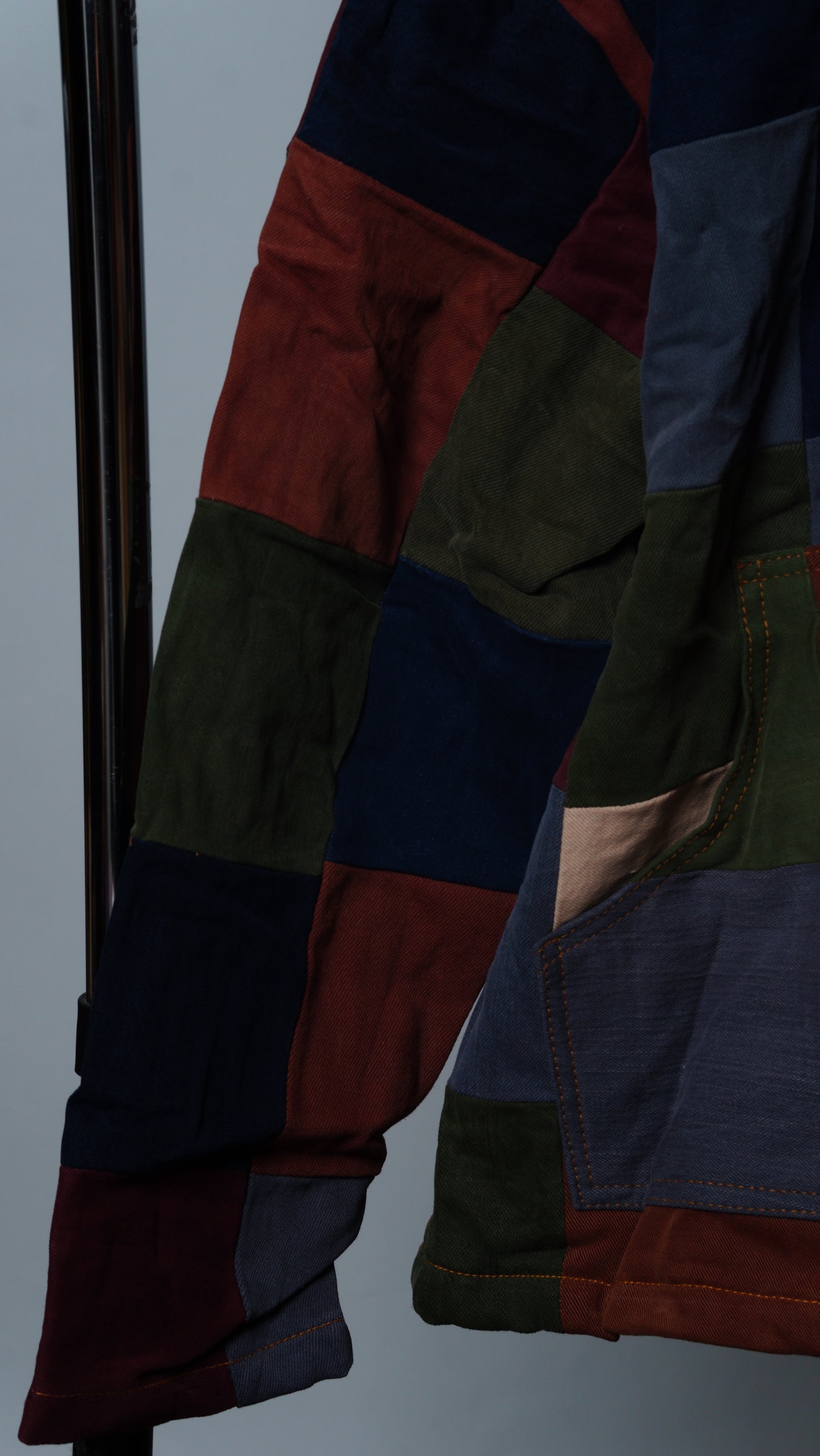 Upcycled Patchwork Jacket Size M