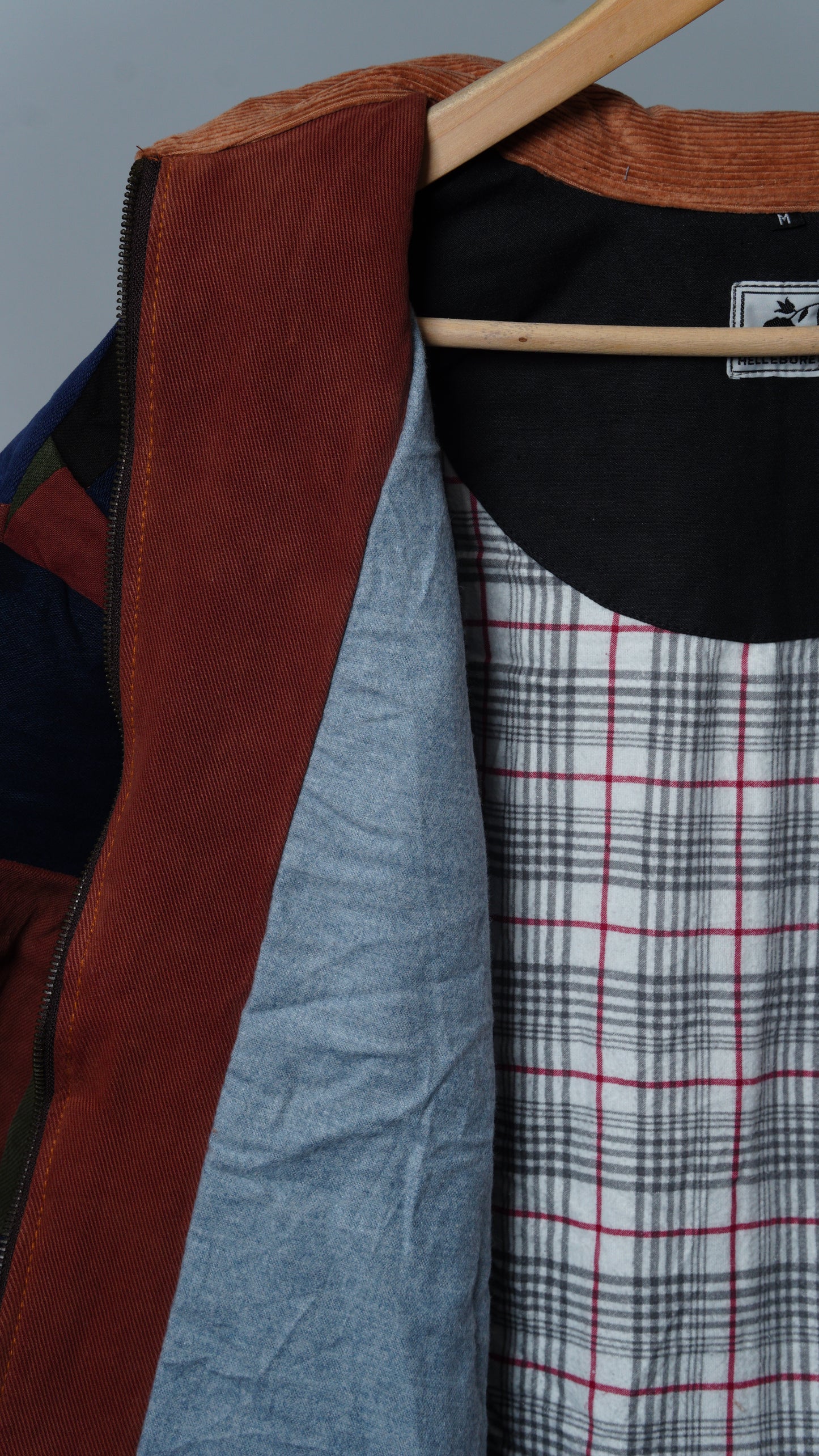 Upcycled Patchwork Jacket Size M