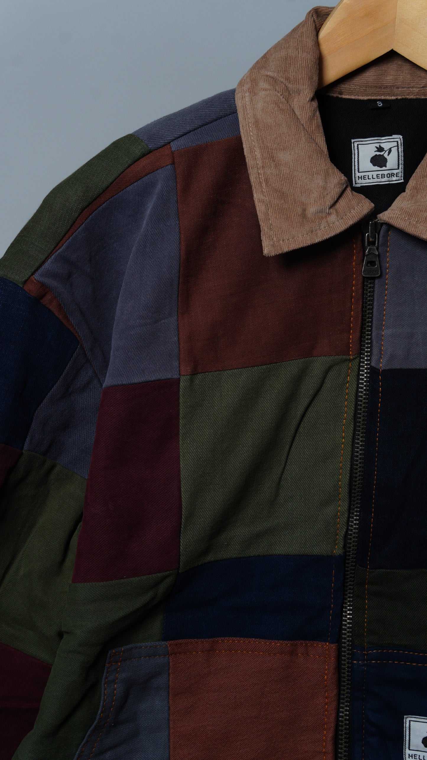 Upcycled Patchwork Jacket Size S