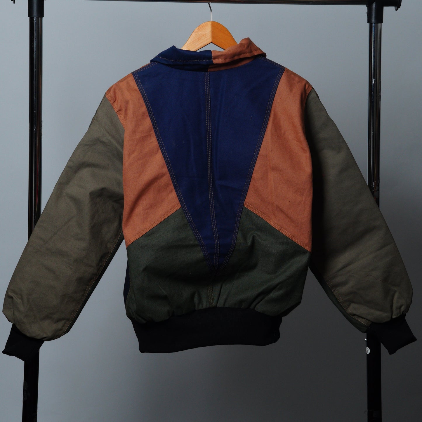 Workwear Colorblock Geometric Jacket Size XS