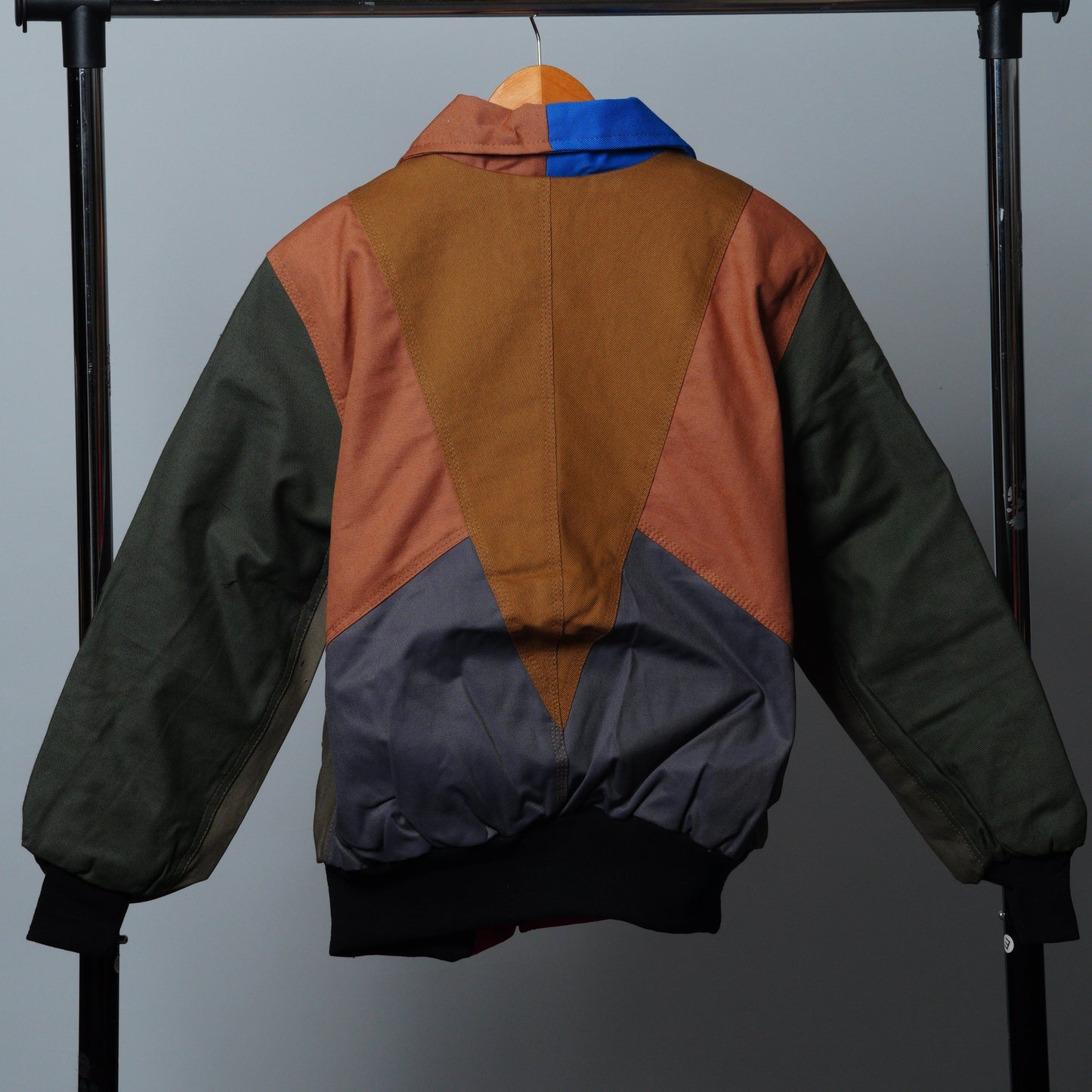 Workwear Colorblock Geometric Jacket Size XS
