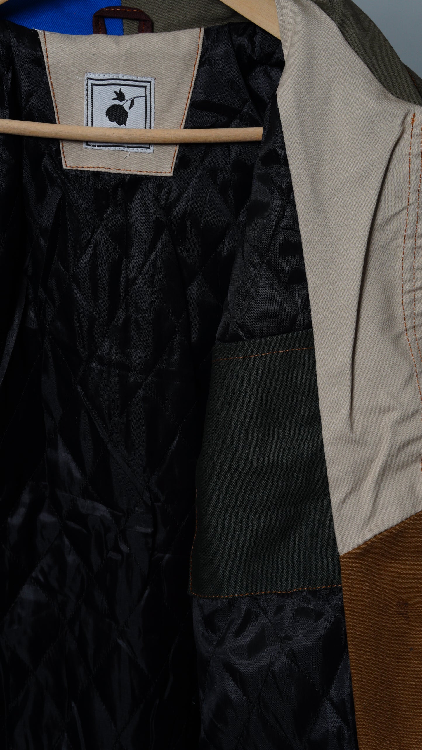 Workwear Colorblock Geometric Jacket Size M