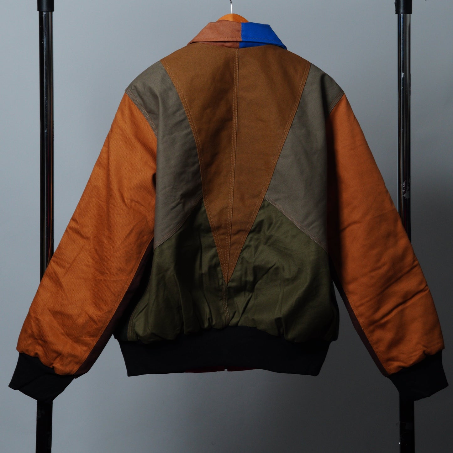 Workwear Colorblock Geometric Jacket Size M
