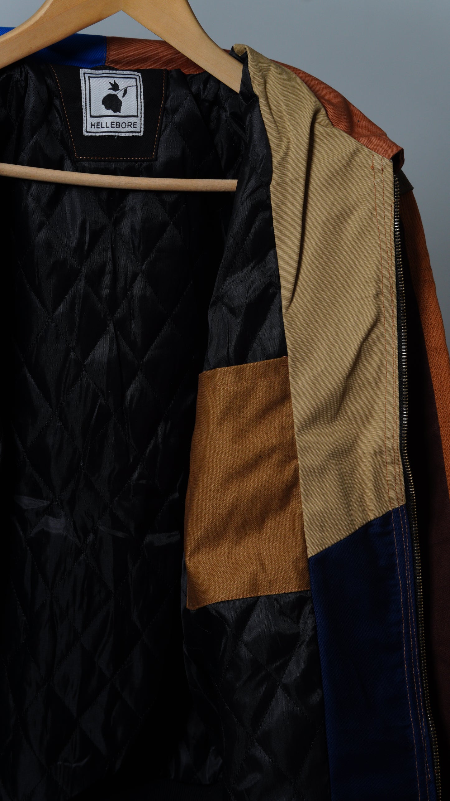 Workwear Colorblock Geometric Jacket Size M