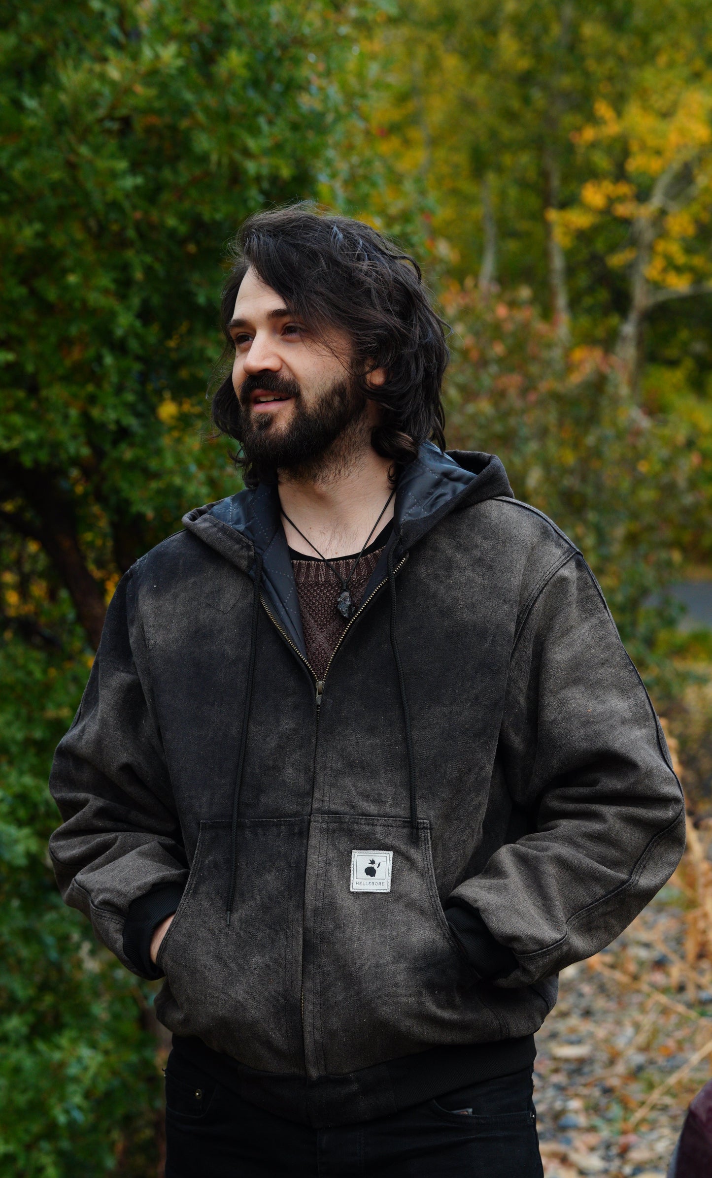 *PRE-ORDER* Acid Wash Hooded Jacket