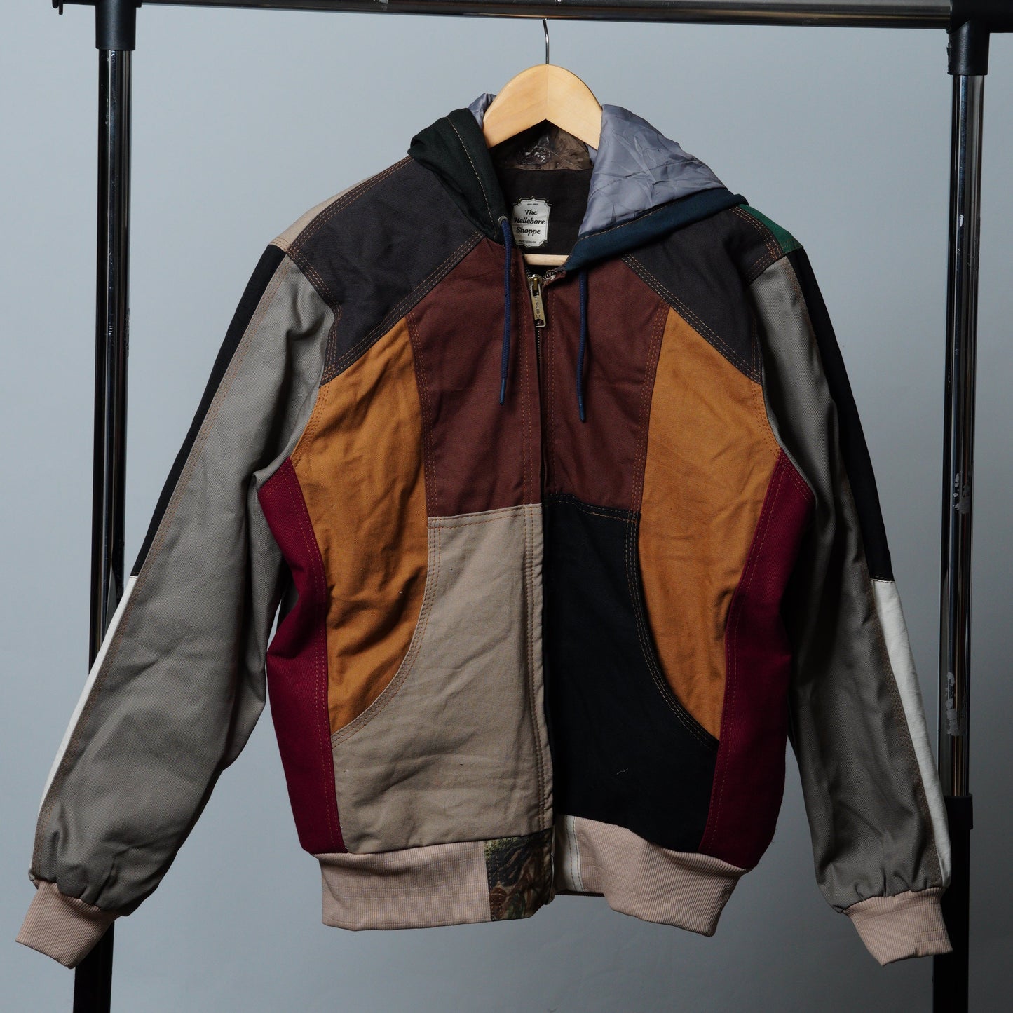 Workwear Colorblock Hooded Jacket Size S *Flawed*