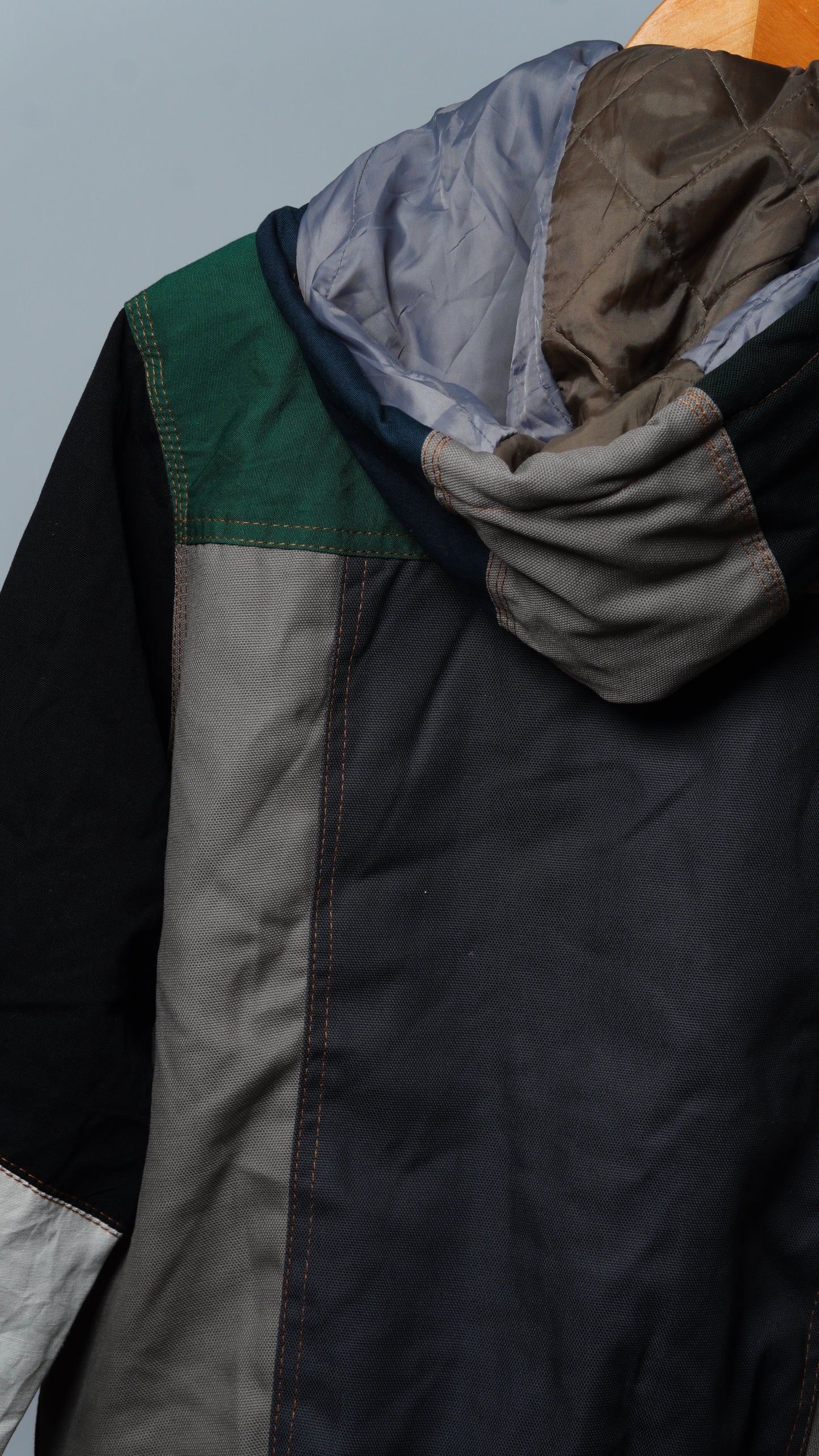 Workwear Colorblock Hooded Jacket Size S *Flawed*