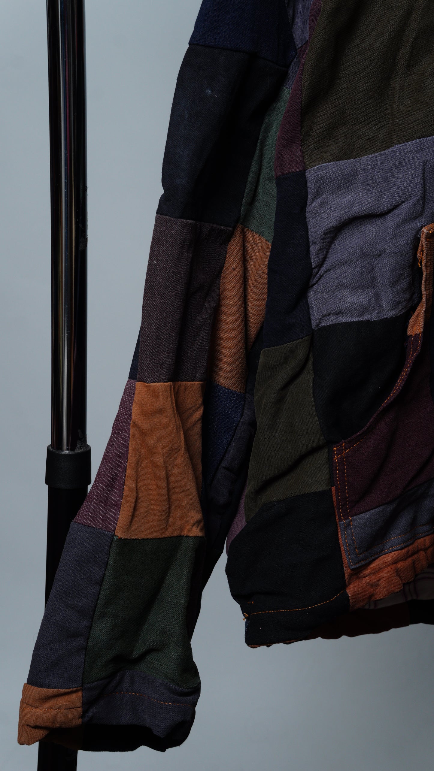 Upcycled Patchwork Jacket Size XL