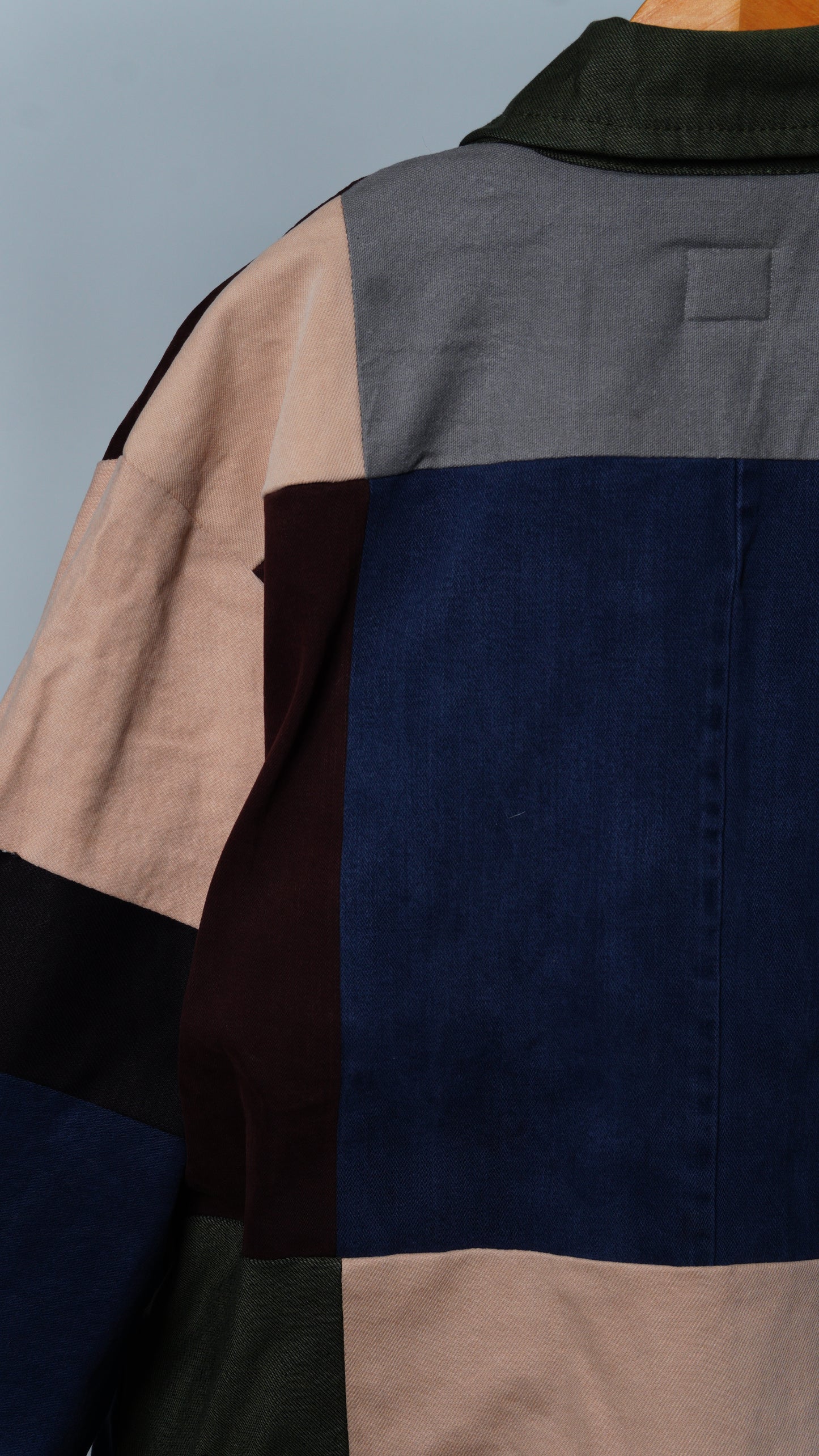 Upcycled Patchwork Jacket Size S