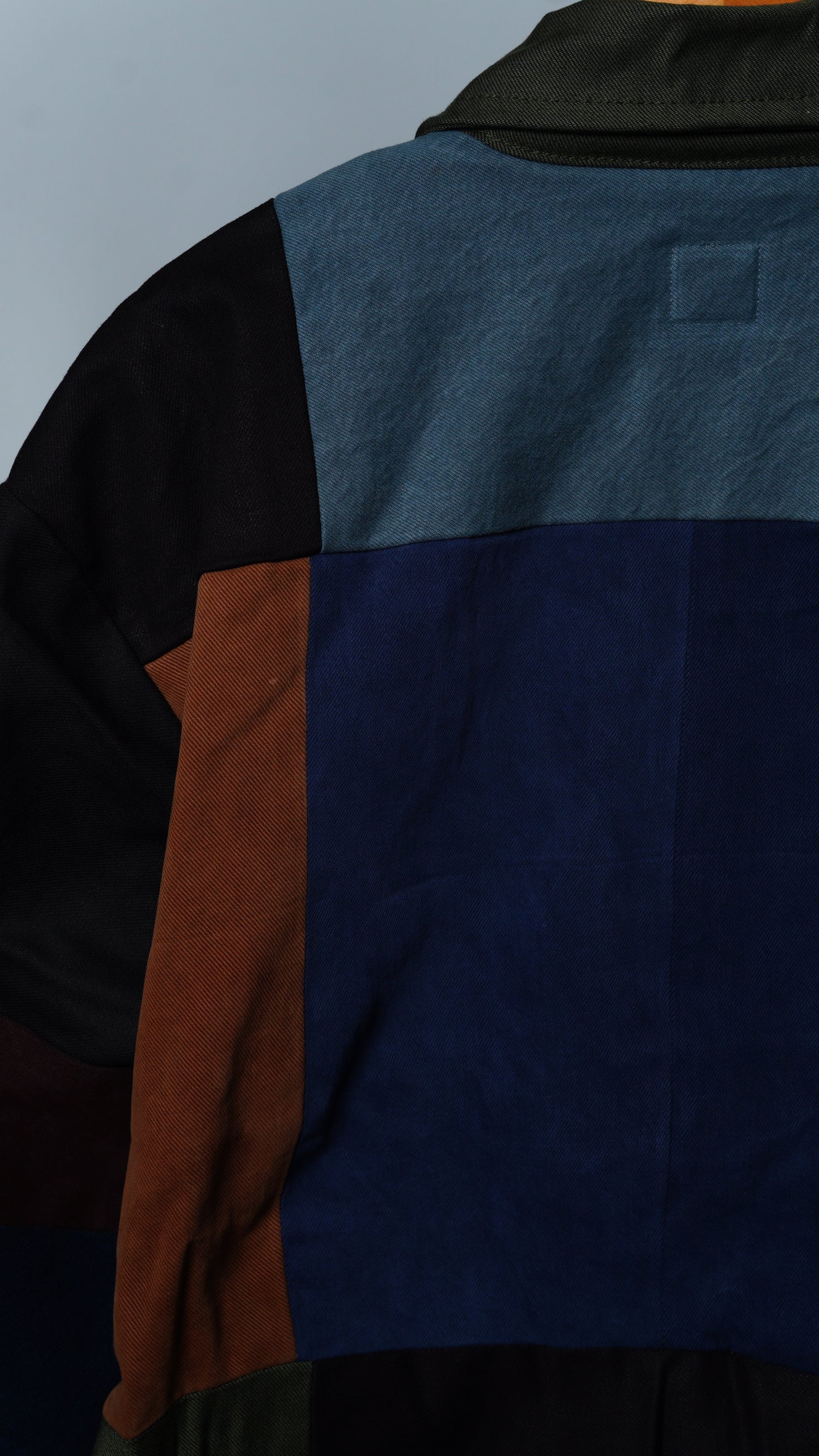 Upcycled Patchwork Jacket Size M