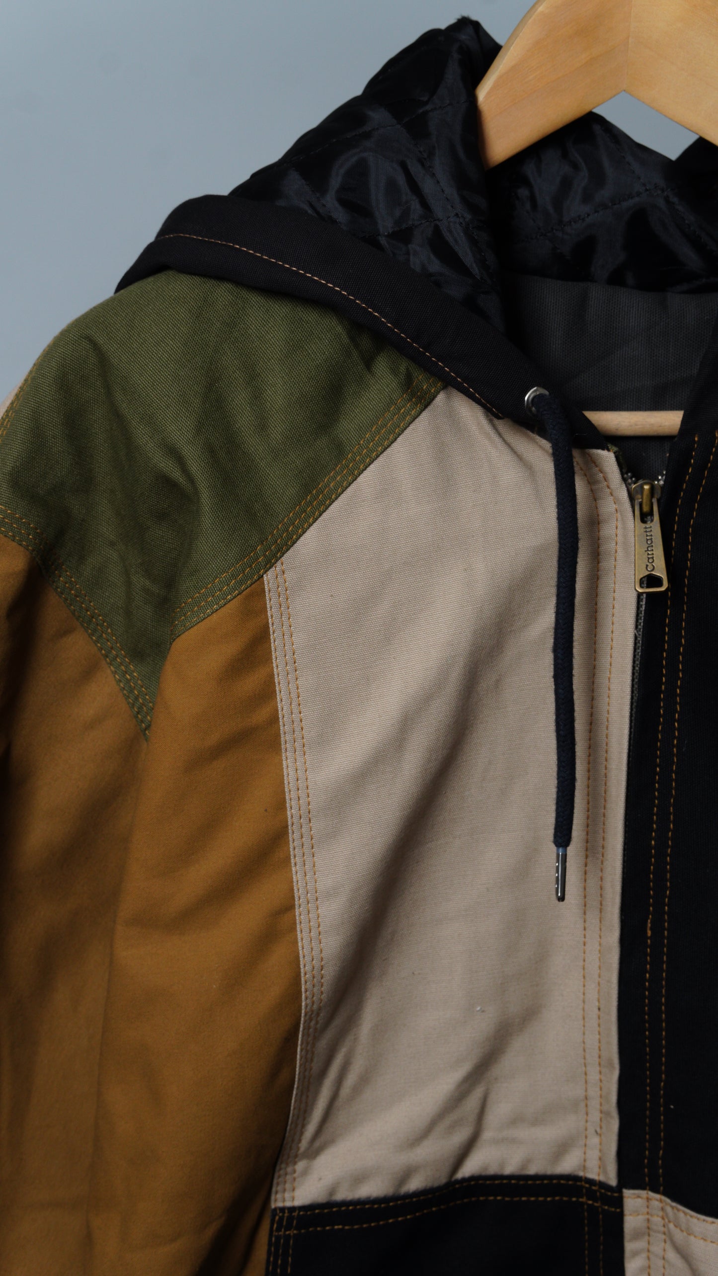 Workwear Colorblock Hooded Jacket Size 2XL