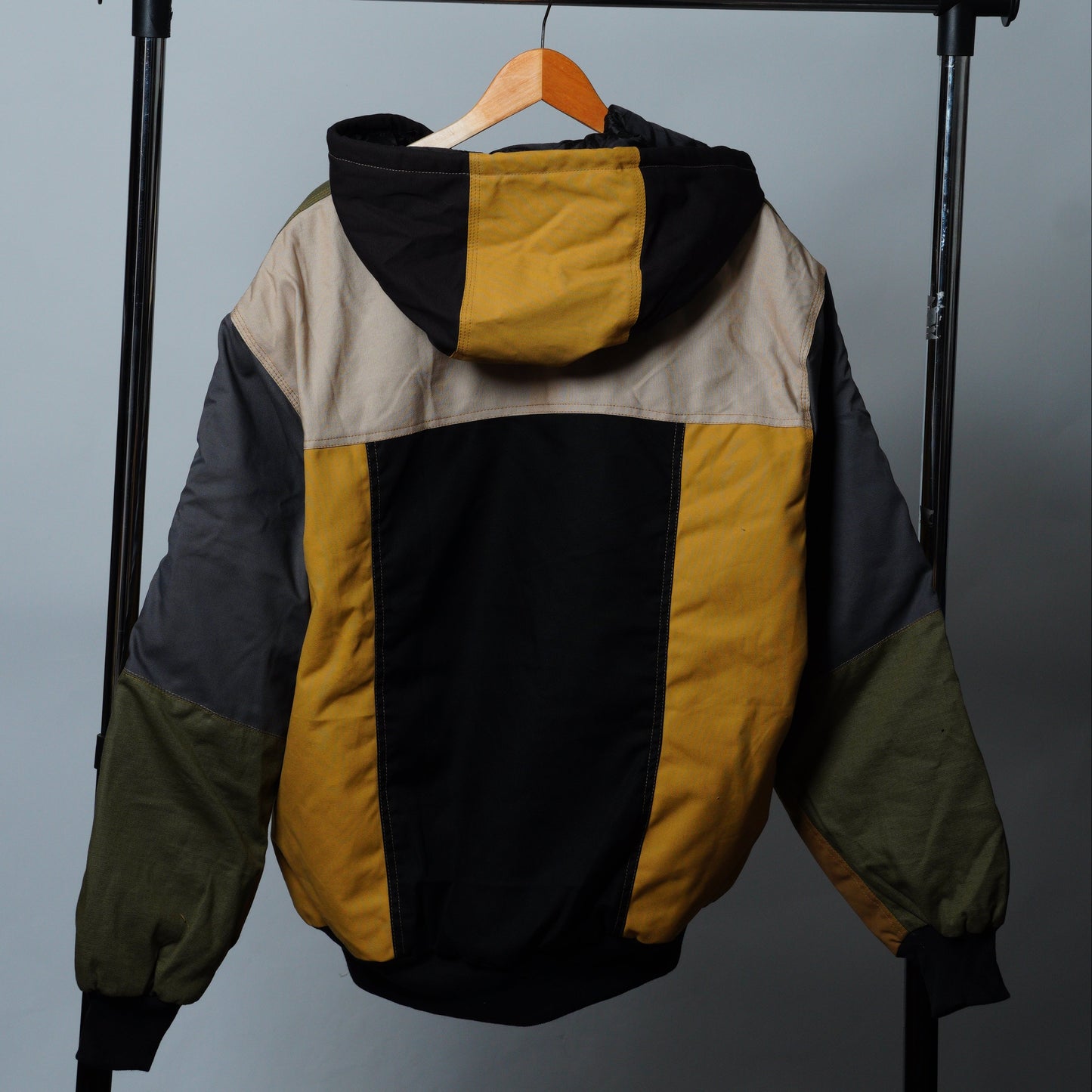 Workwear Colorblock Hooded Jacket Size 2XL