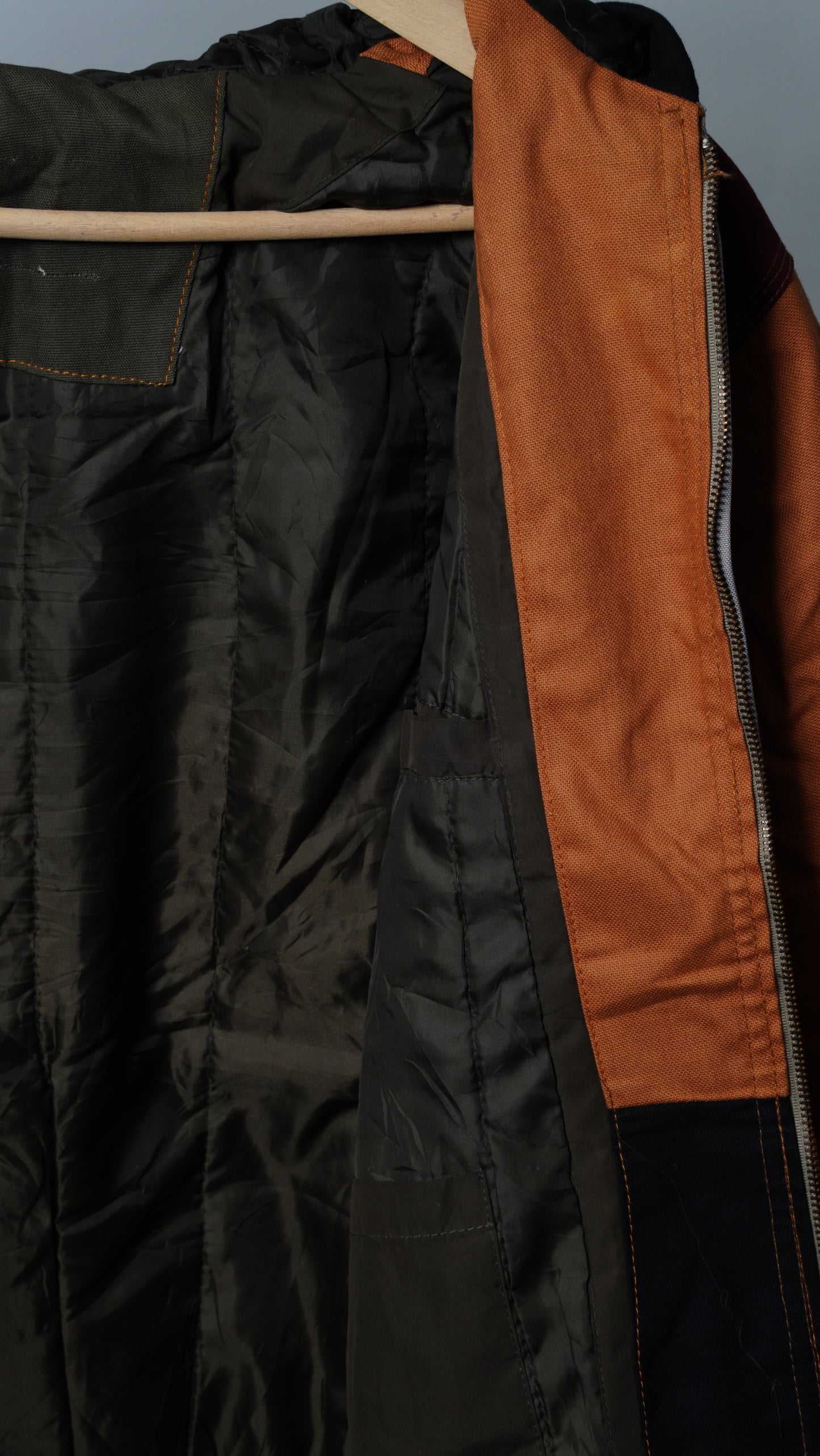 Workwear Colorblock Hooded Jacket Size S