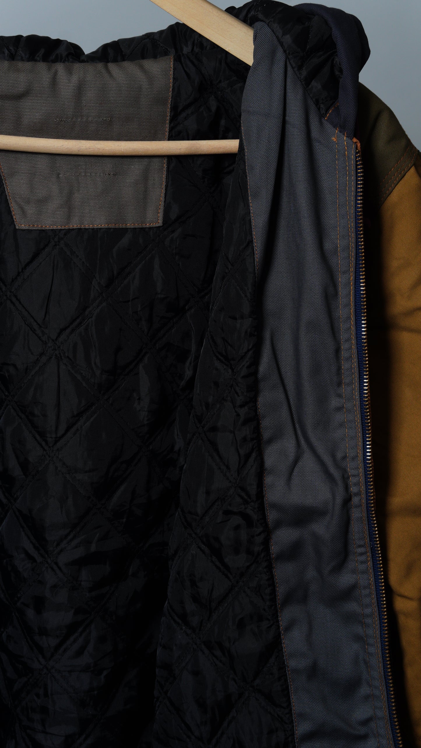 Workwear Colorblock Hooded Jacket Size M