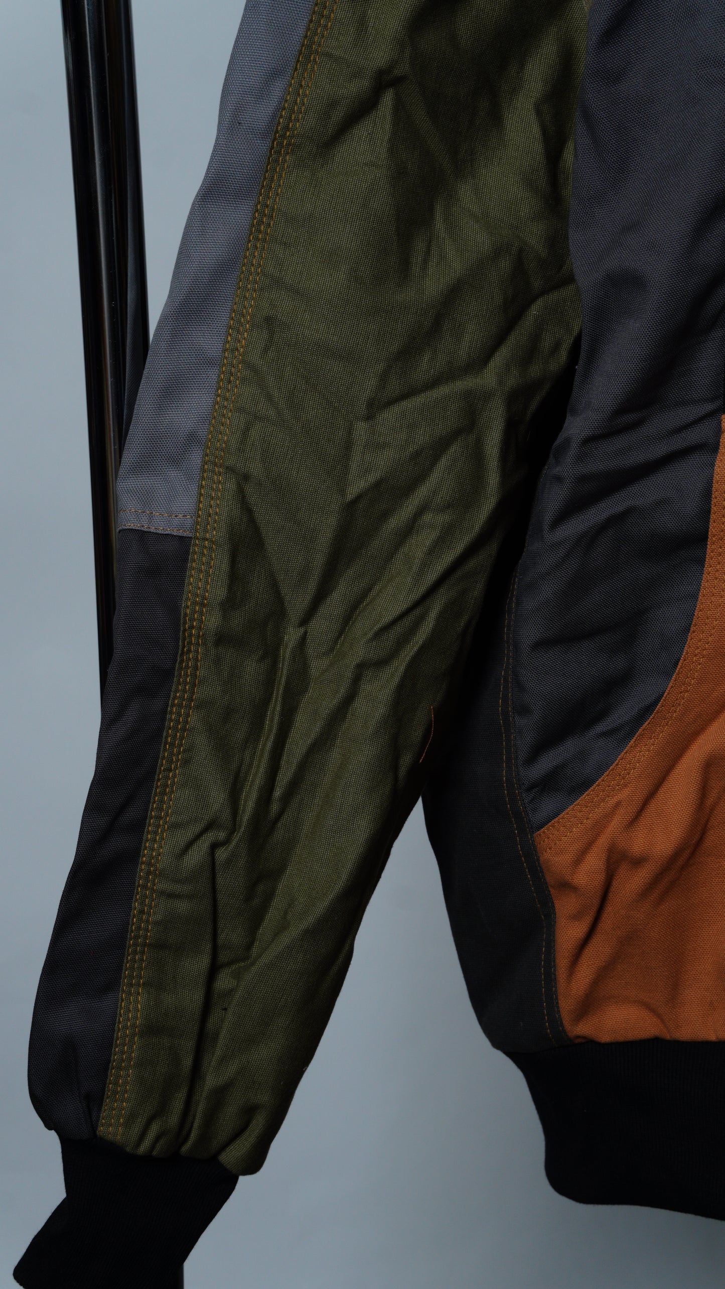 Workwear Colorblock Hooded Jacket Size M