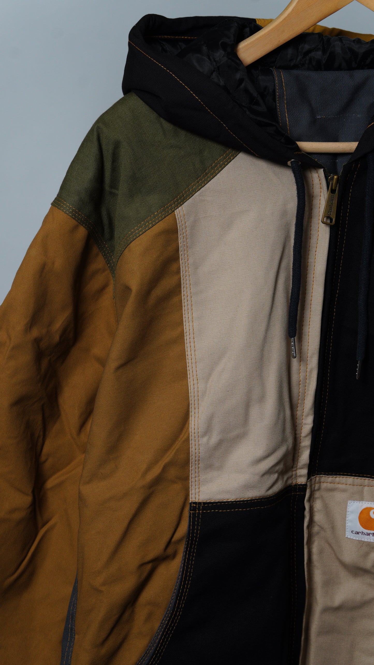 Workwear Colorblock Hooded Jacket Size XL