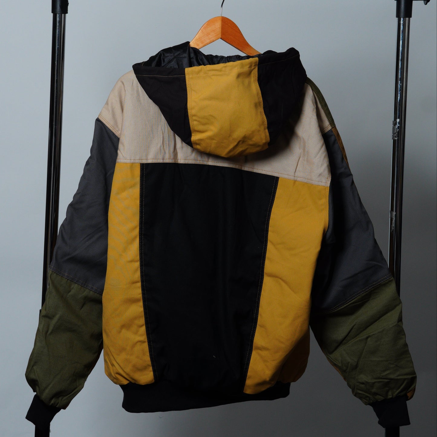 Workwear Colorblock Hooded Jacket Size XL