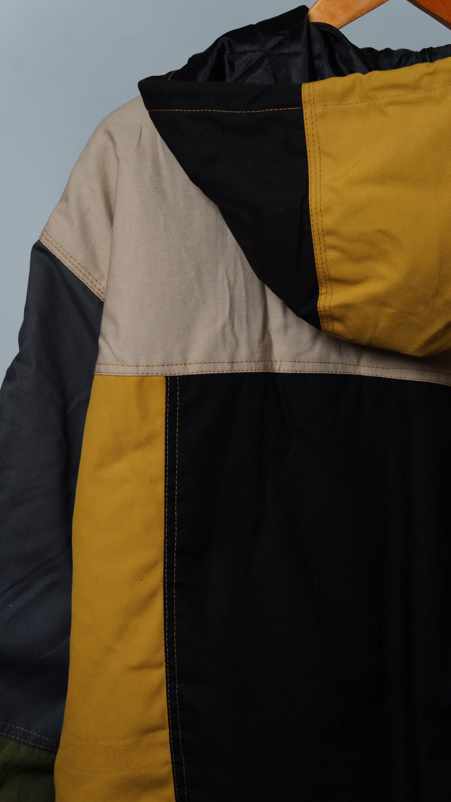 Workwear Colorblock Hooded Jacket Size XL