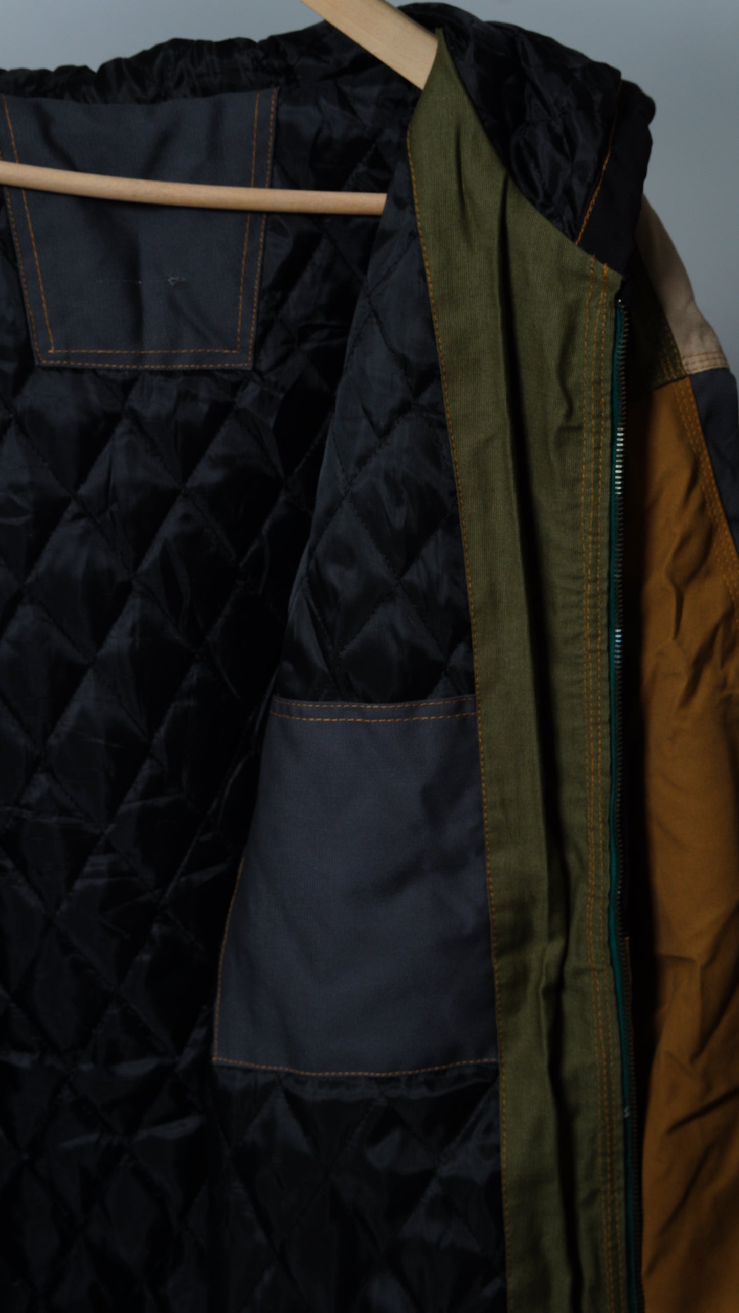 Workwear Colorblock Hooded Jacket Size XL