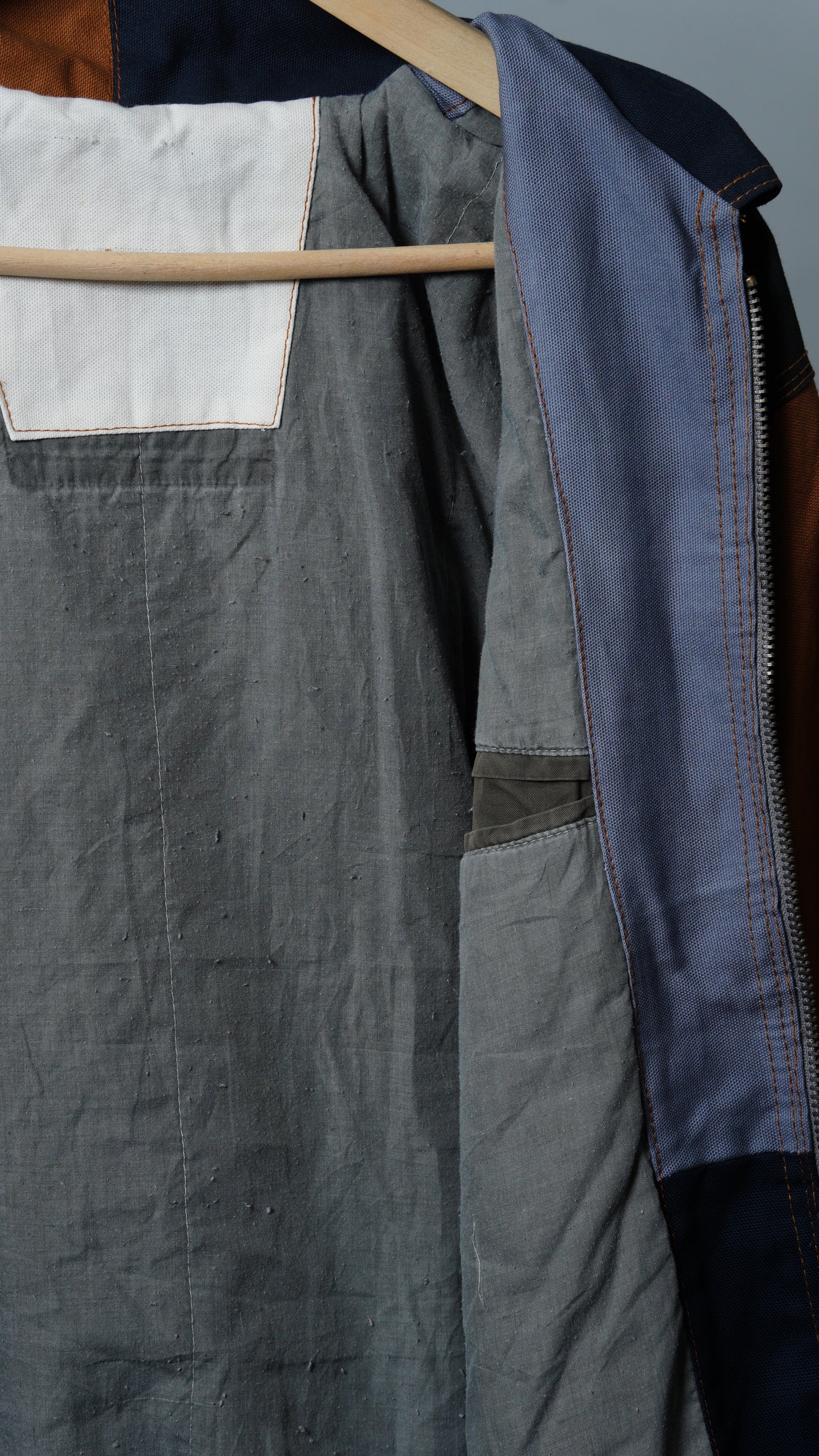 Workwear Colorblock Patch Pocket Jacket Size M