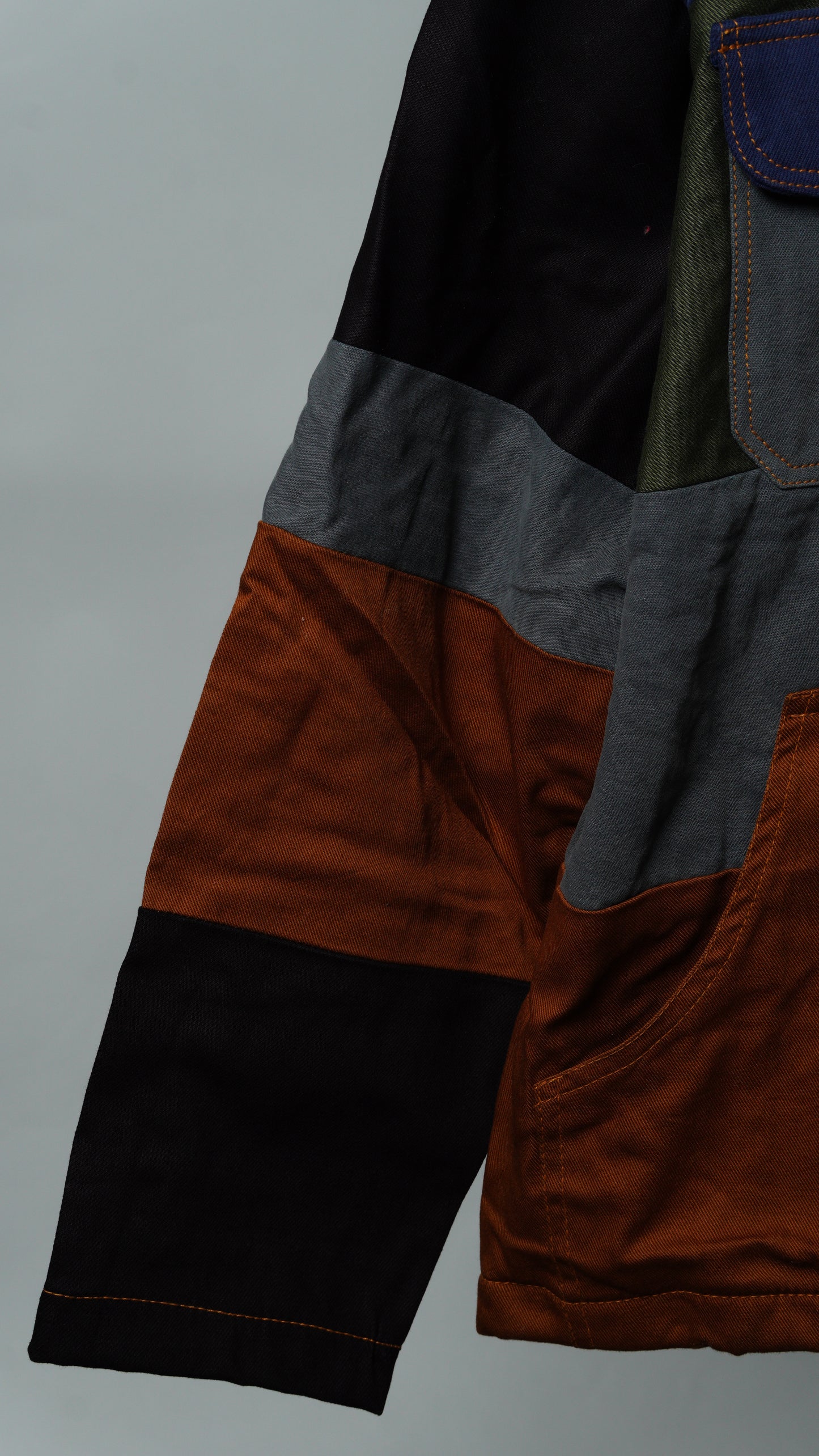 Upcycled Patchwork Jacket Size M
