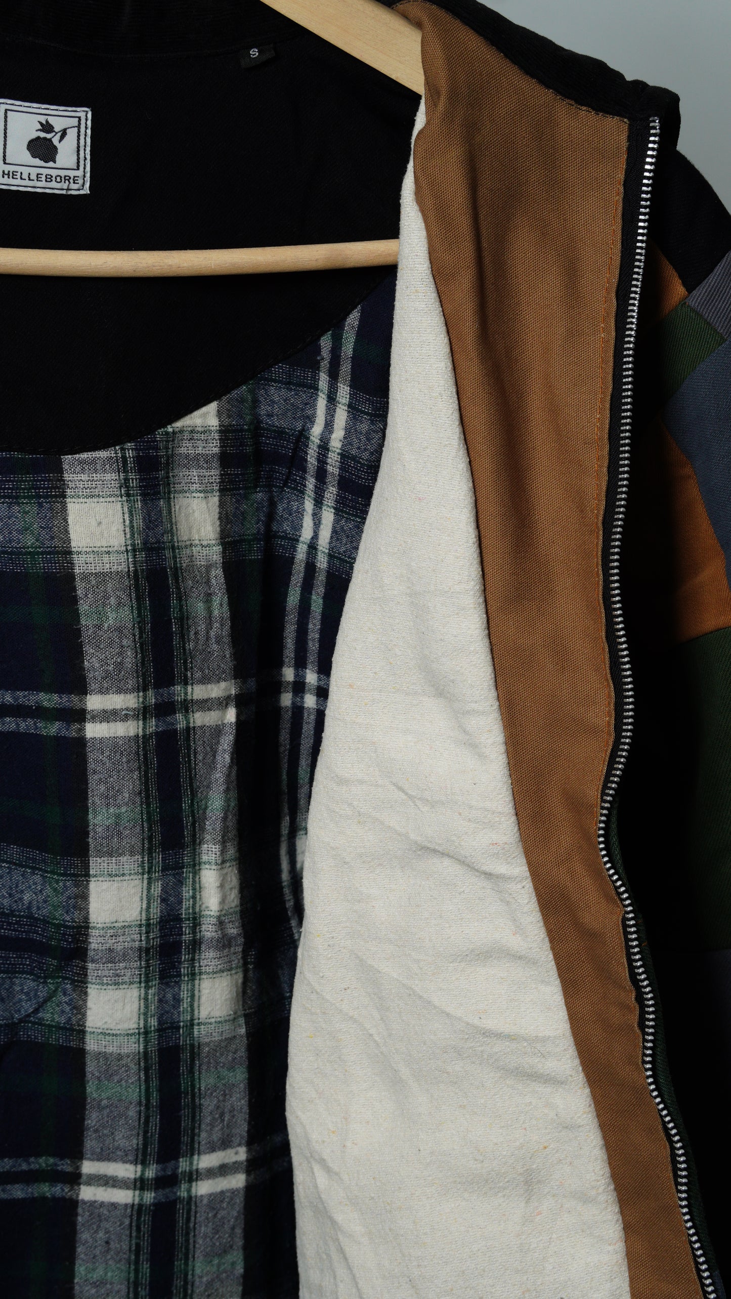 Upcycled Patchwork Jacket Size S