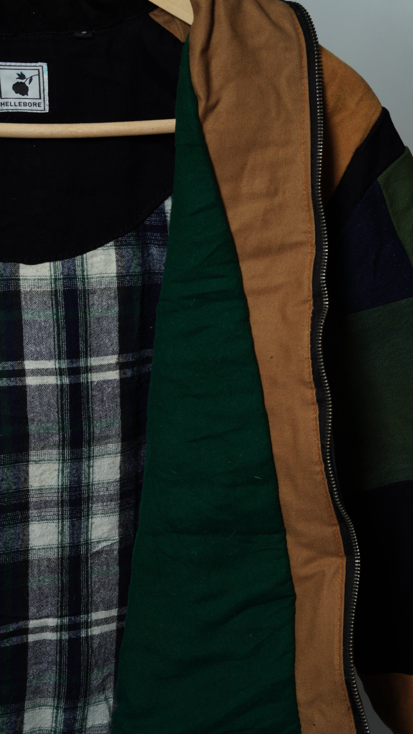 Upcycled Patchwork Jacket Size S