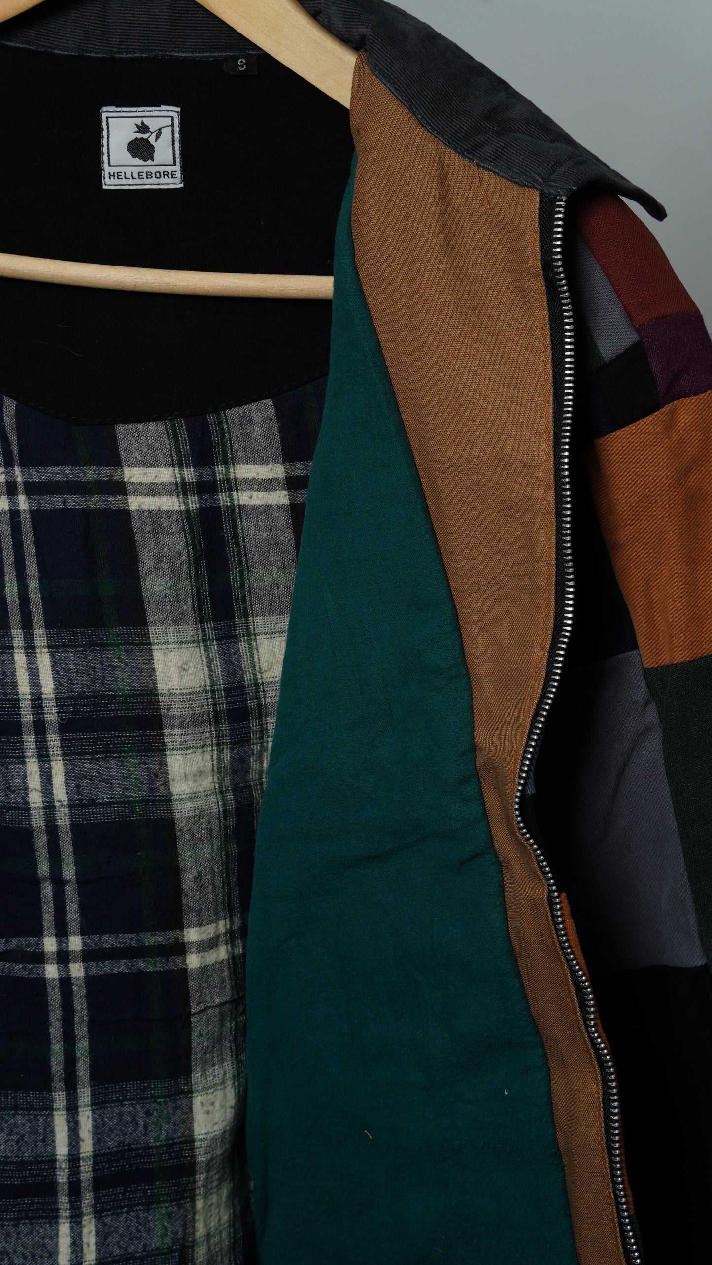 Upcycled Patchwork Jacket Size S