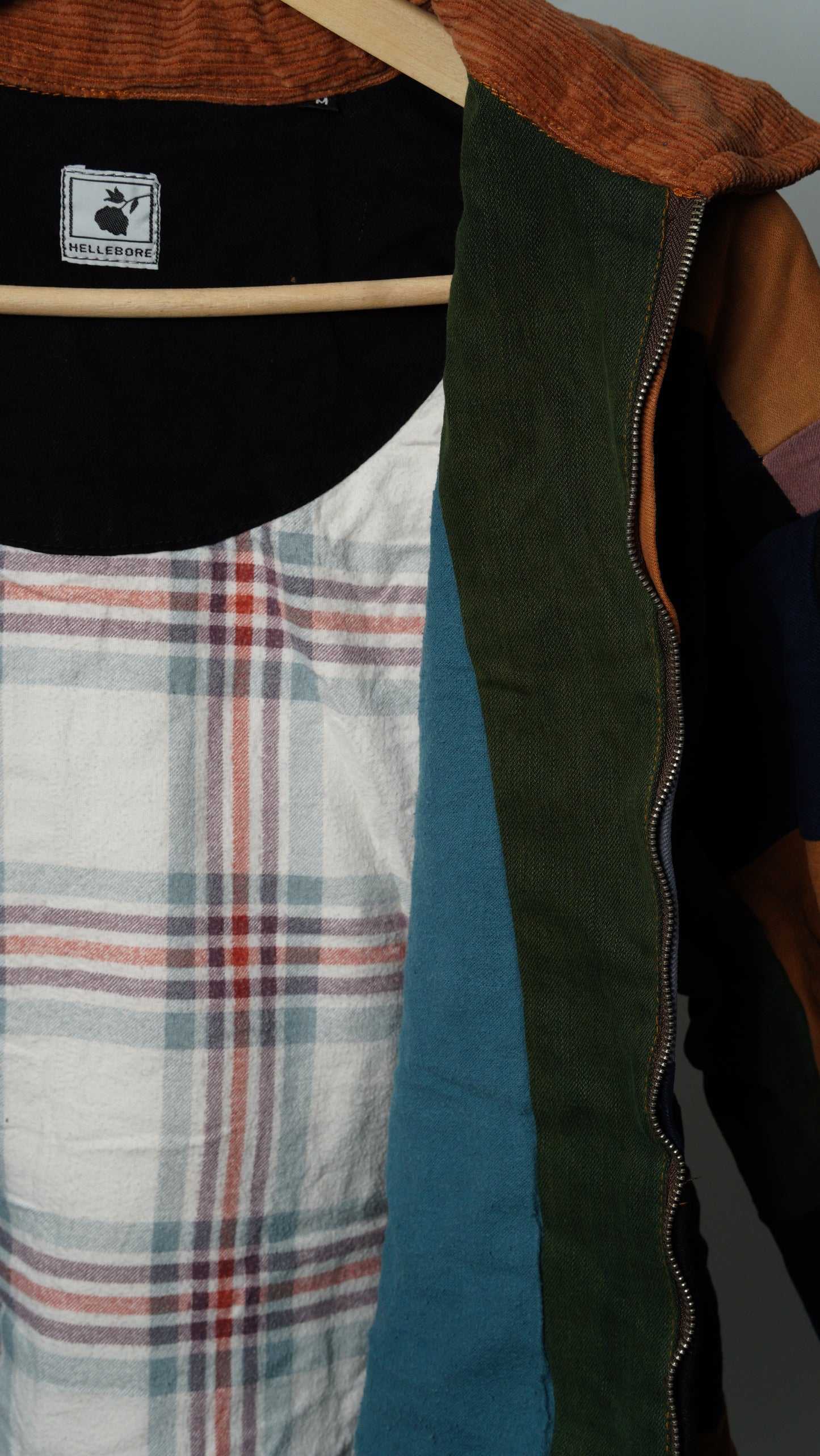 Upcycled Patchwork Jacket Size M