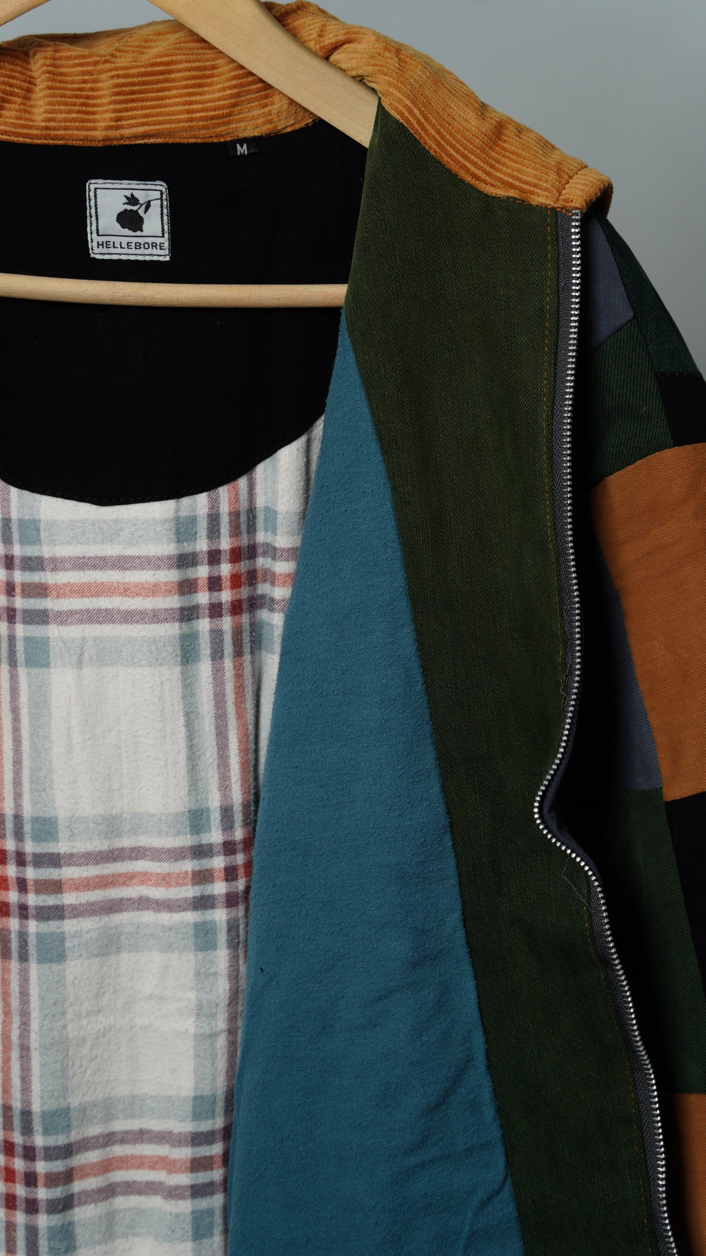 Upcycled Patchwork Jacket Size M