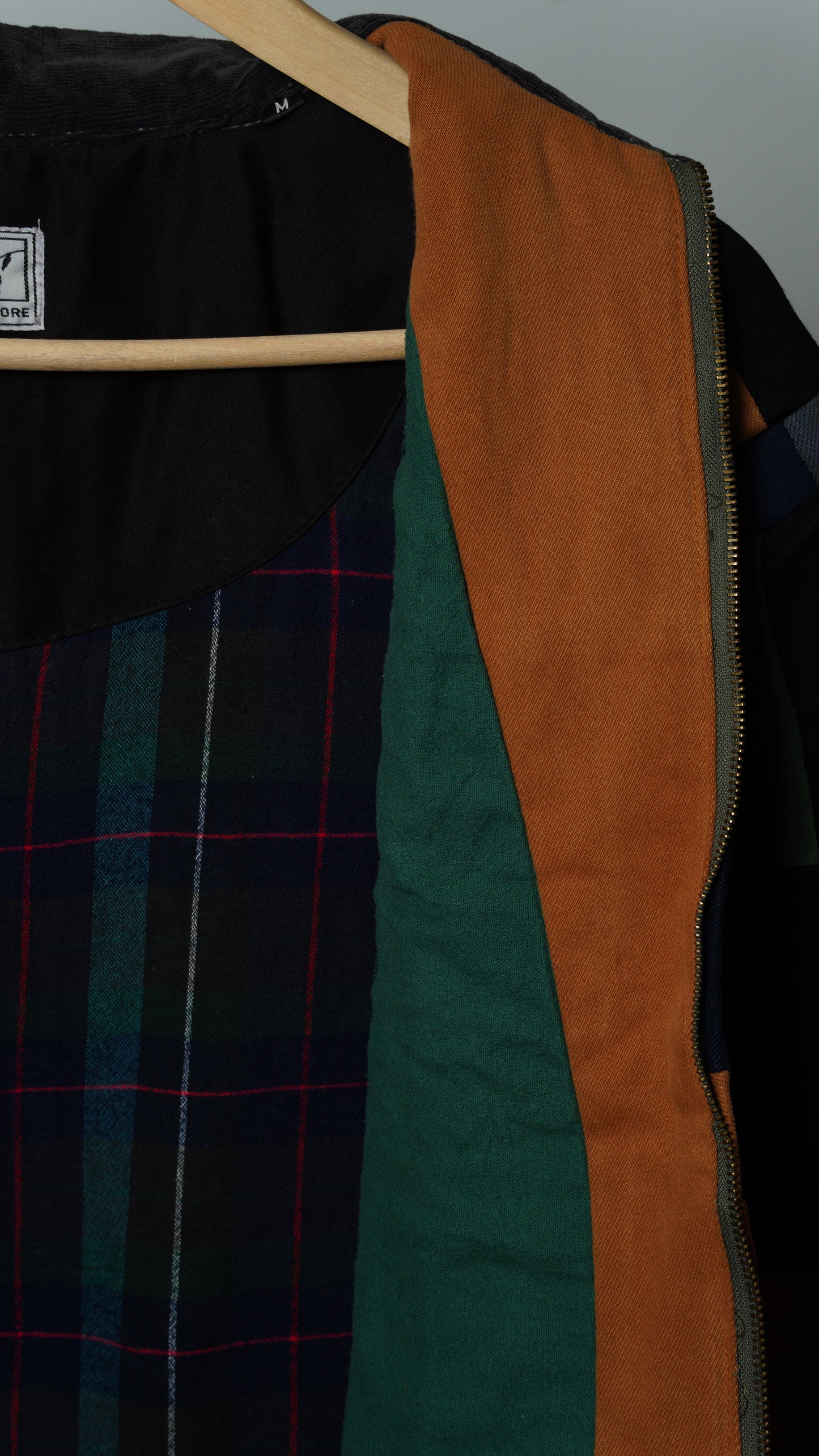 Upcycled Patchwork Jacket Size M