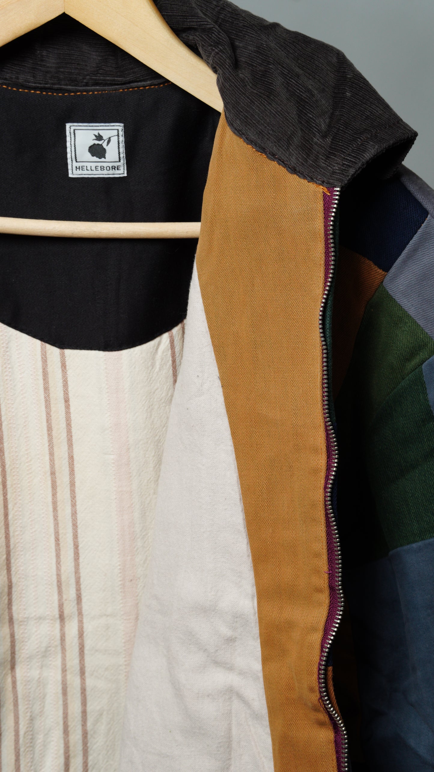 Upcycled Patchwork Jacket Size M