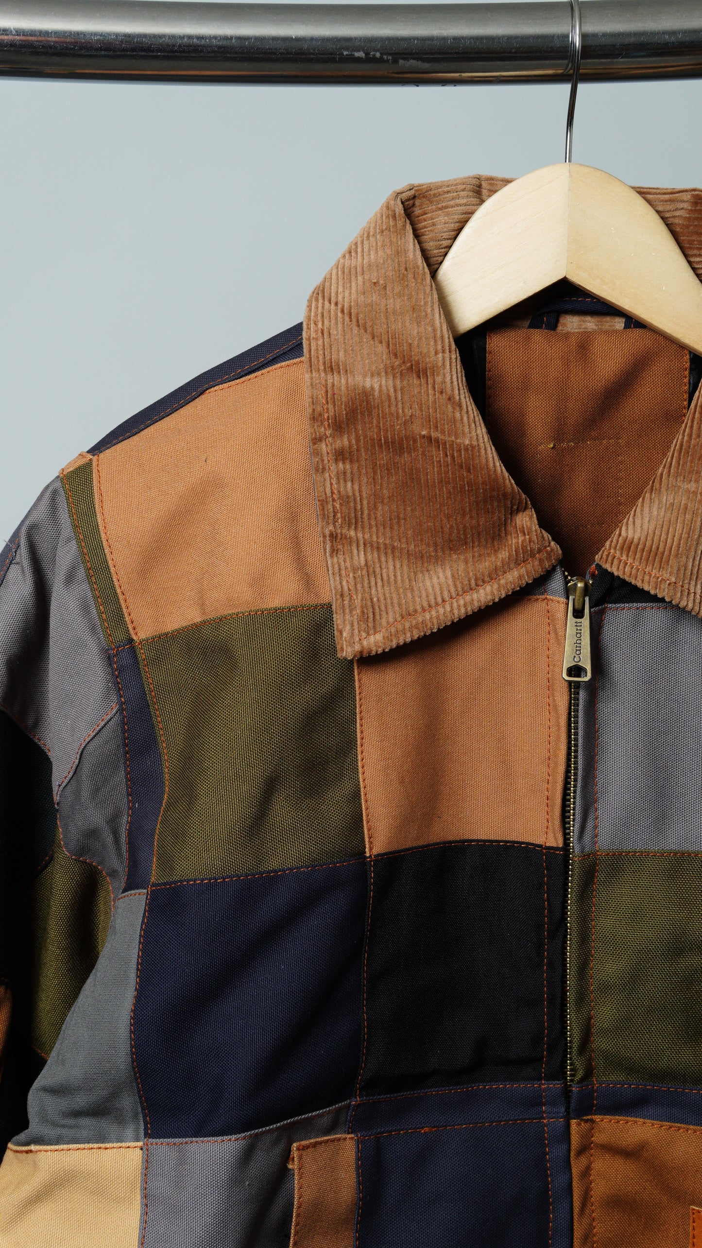 Checkered Patchwork Jacket Size M