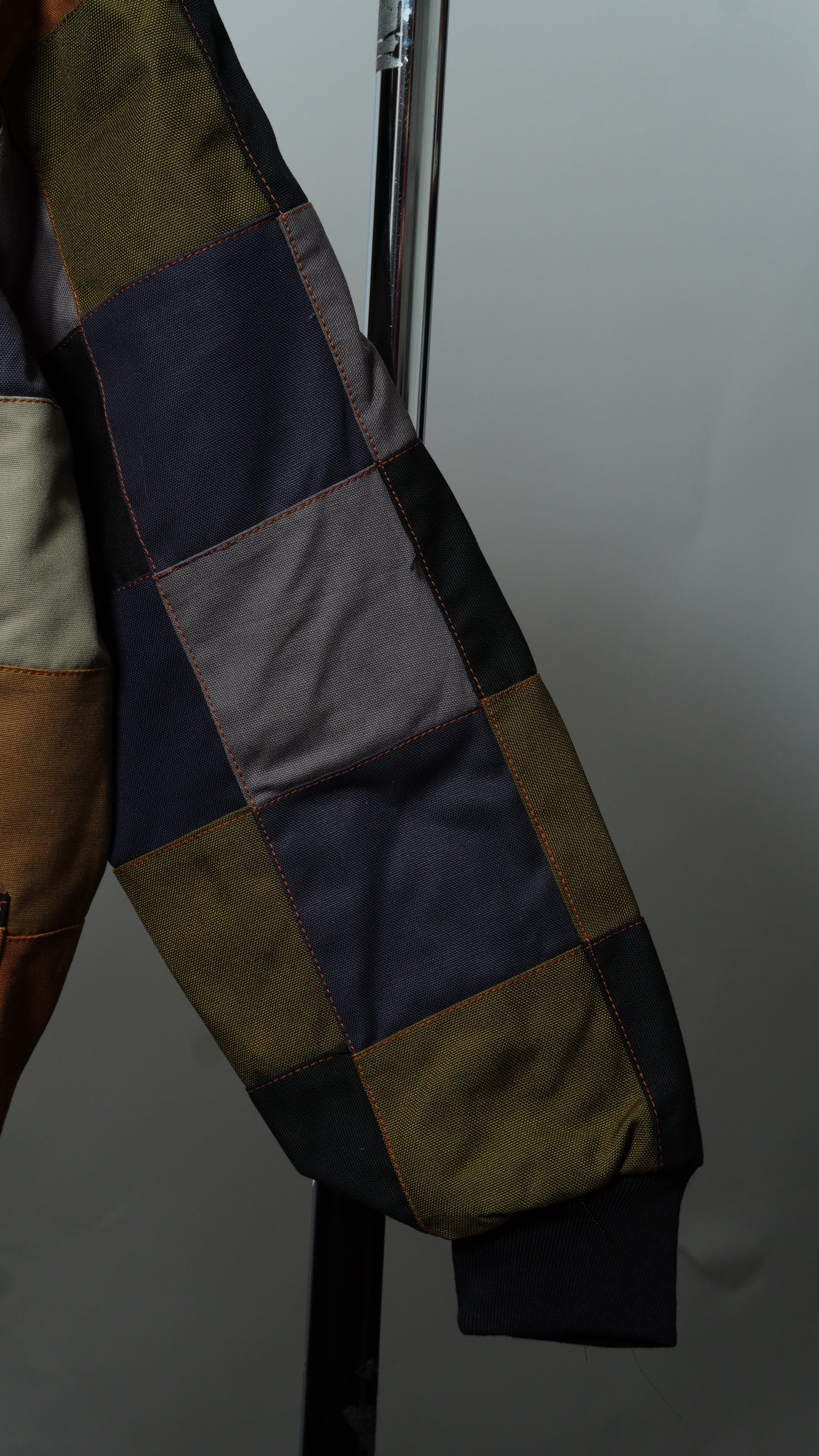 Checkered Patchwork Jacket Size M