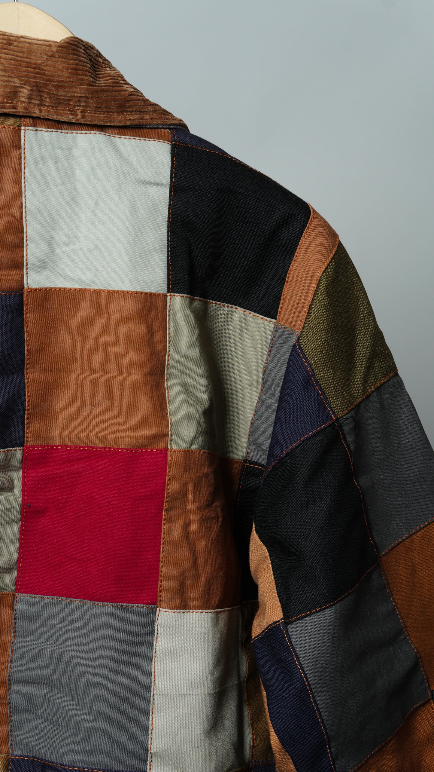 Checkered Patchwork Jacket Size M