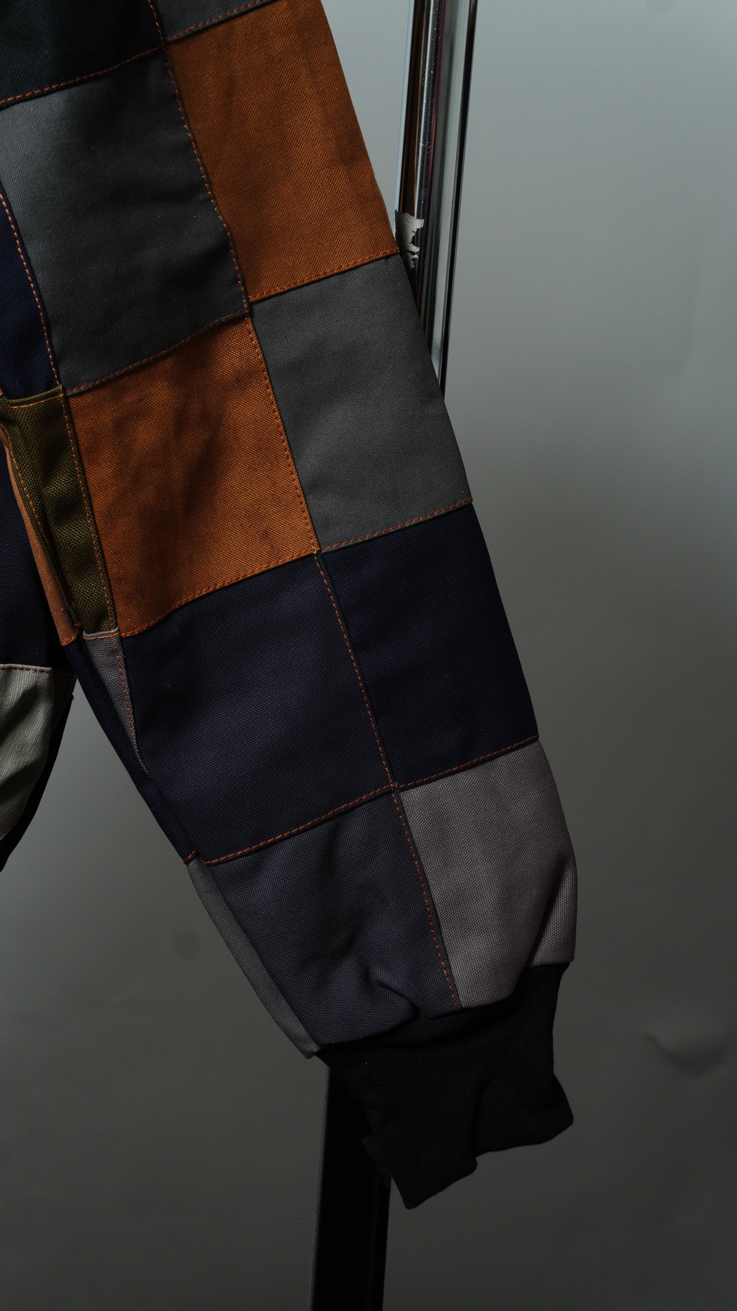 Checkered Patchwork Jacket Size M