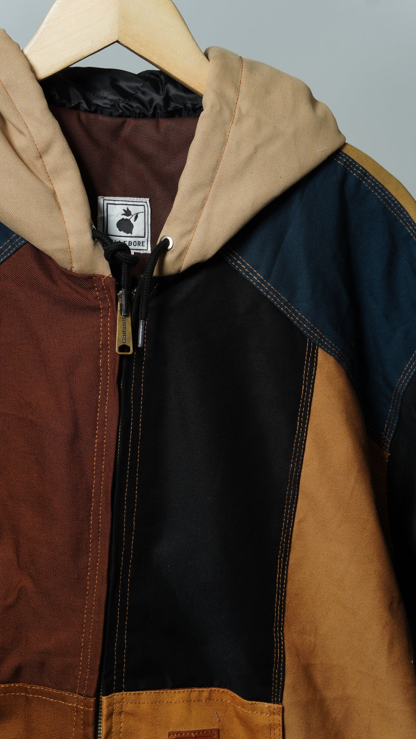 Workwear Colorblock Hooded Jacket Size 2XL