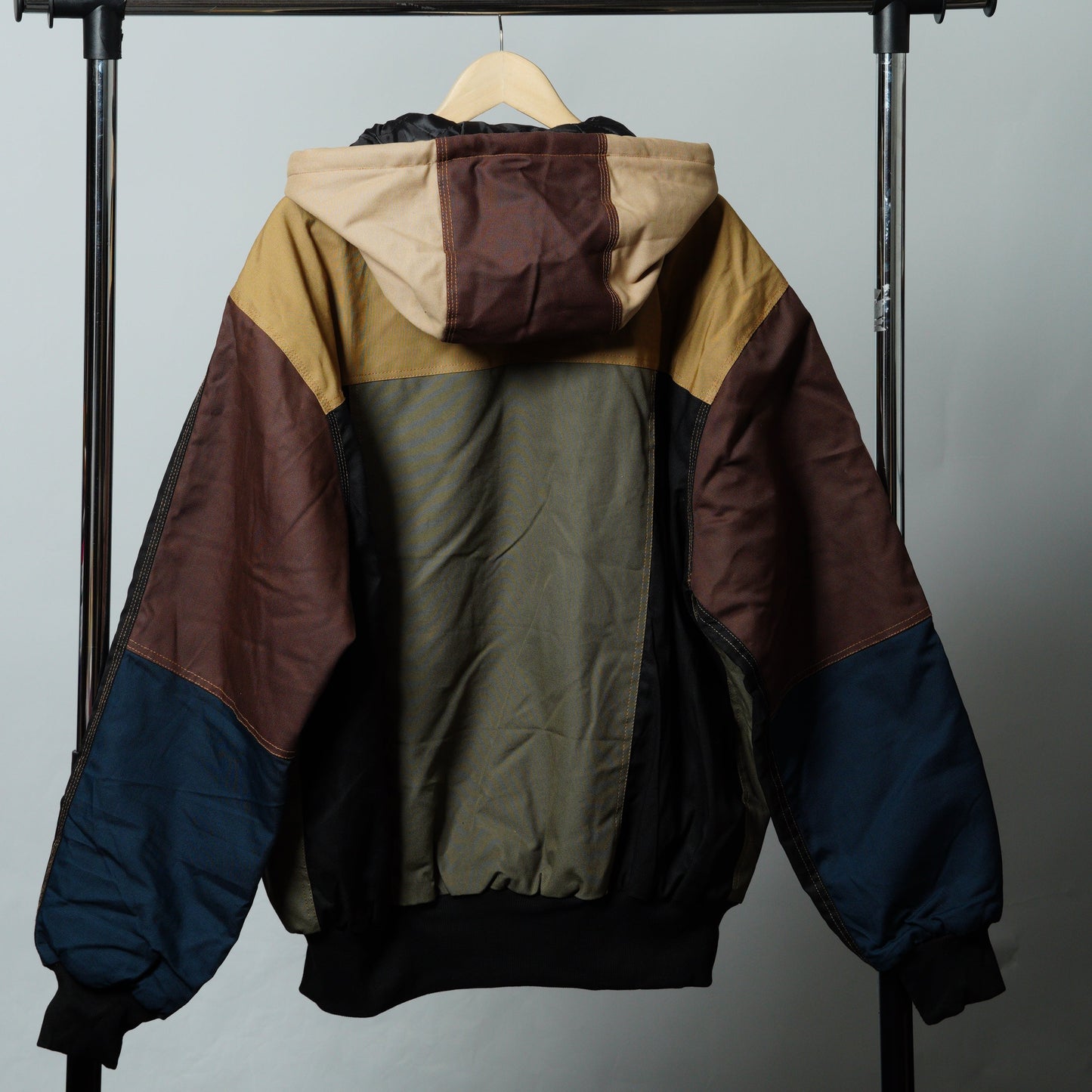 Workwear Colorblock Hooded Jacket Size 2XL