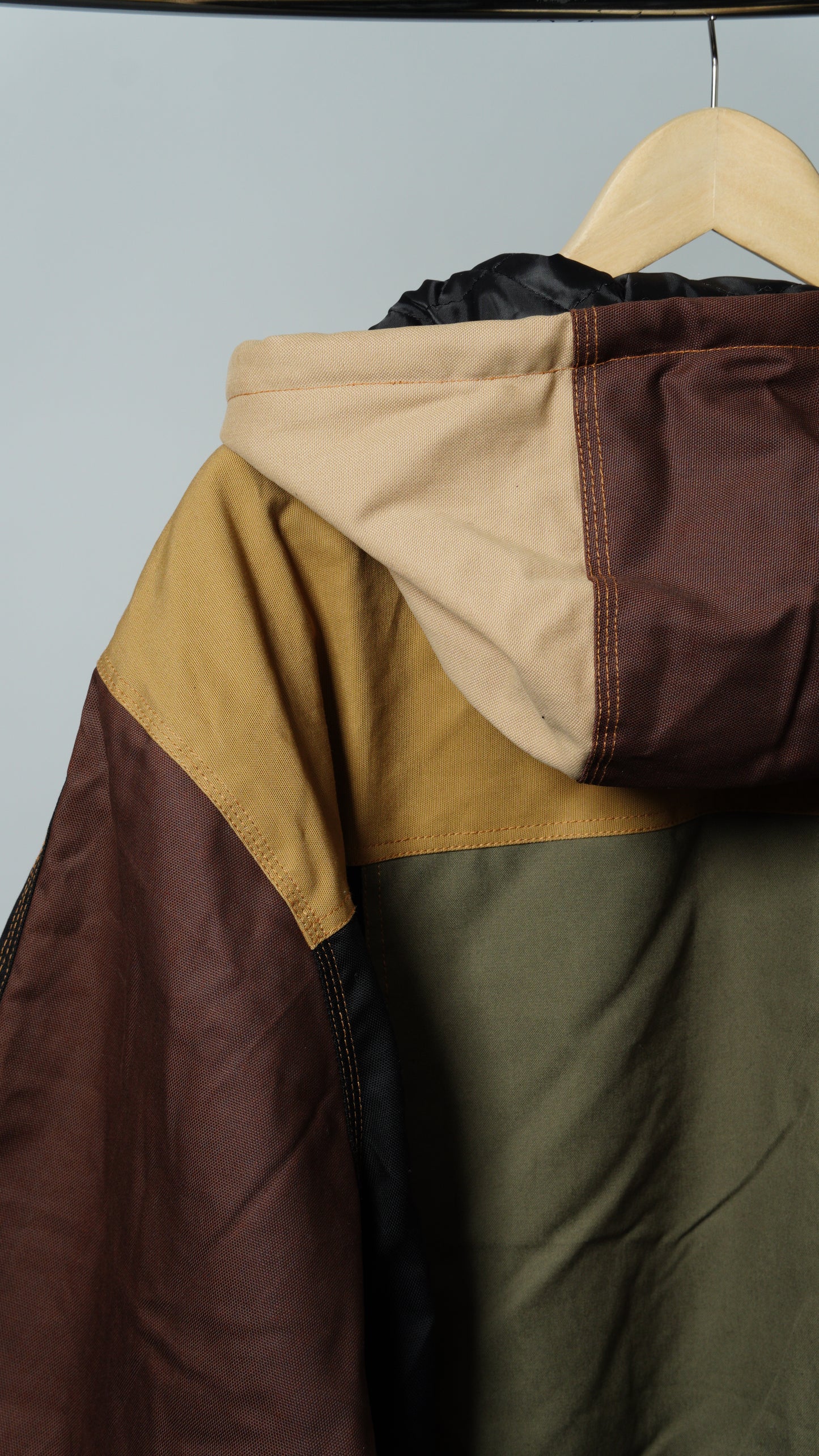 Workwear Colorblock Hooded Jacket Size 2XL