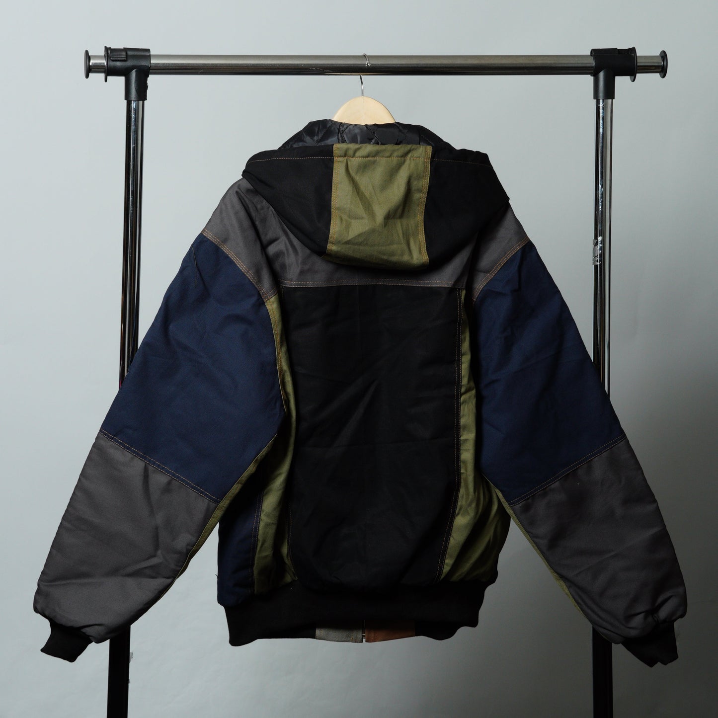 Workwear Colorblock Hooded Jacket Size 2XL