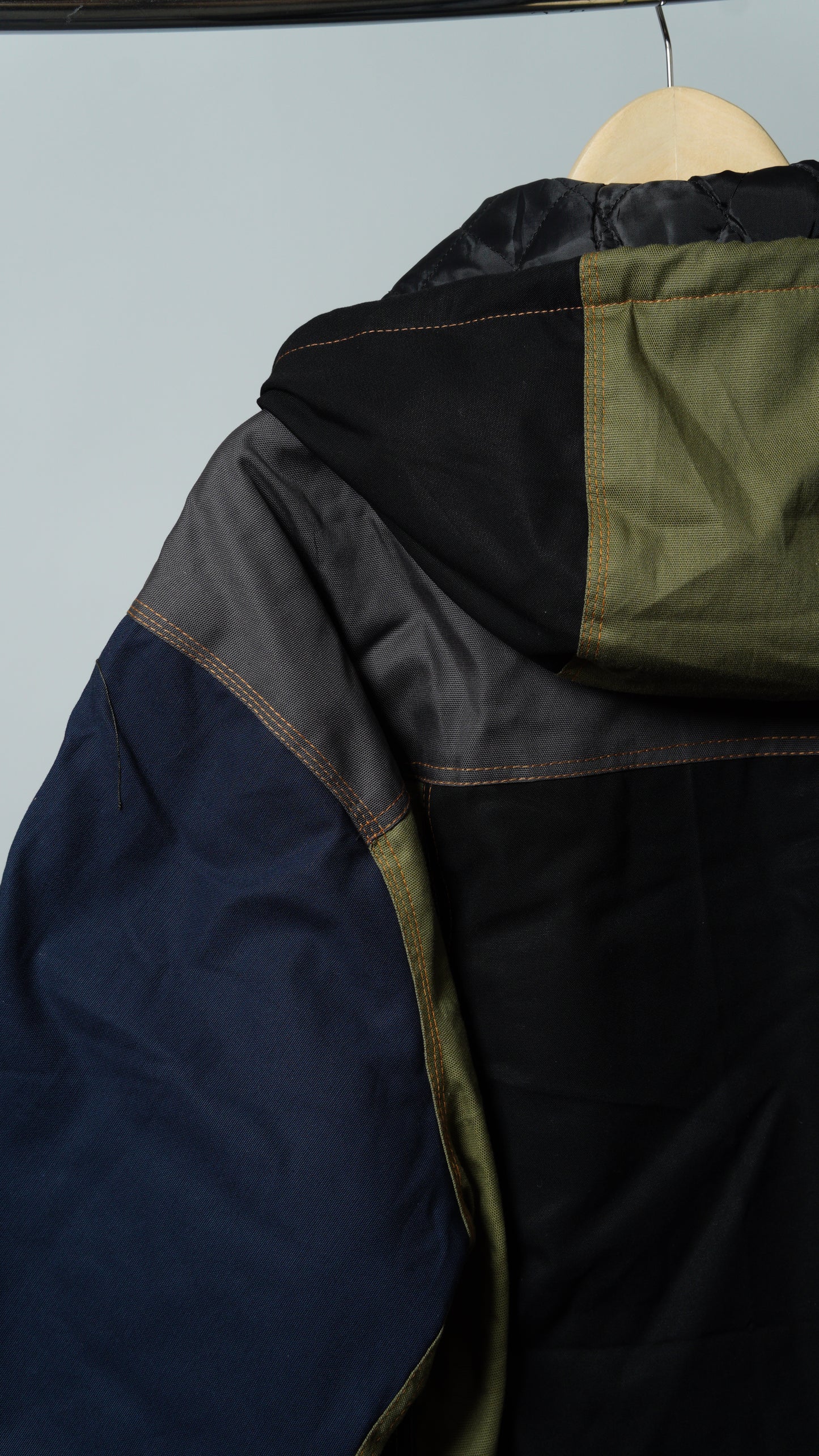 Workwear Colorblock Hooded Jacket Size 2XL