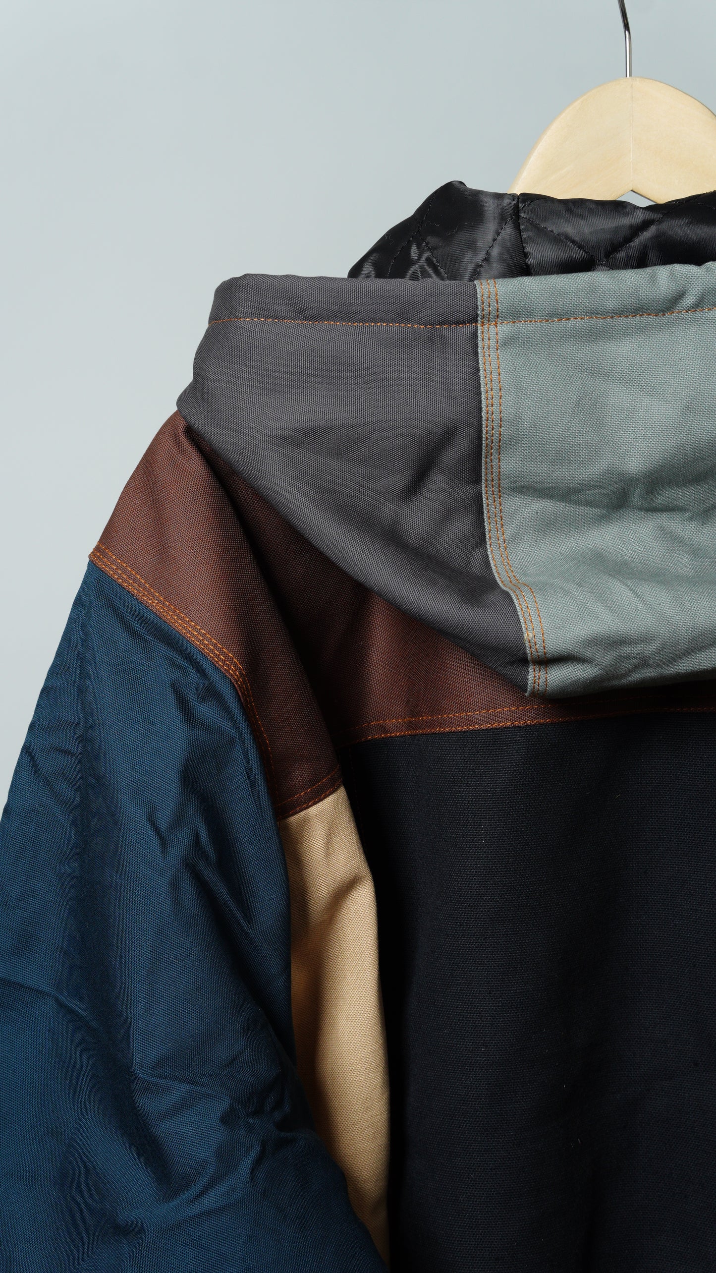 Workwear Colorblock Hooded Jacket Size 2XL
