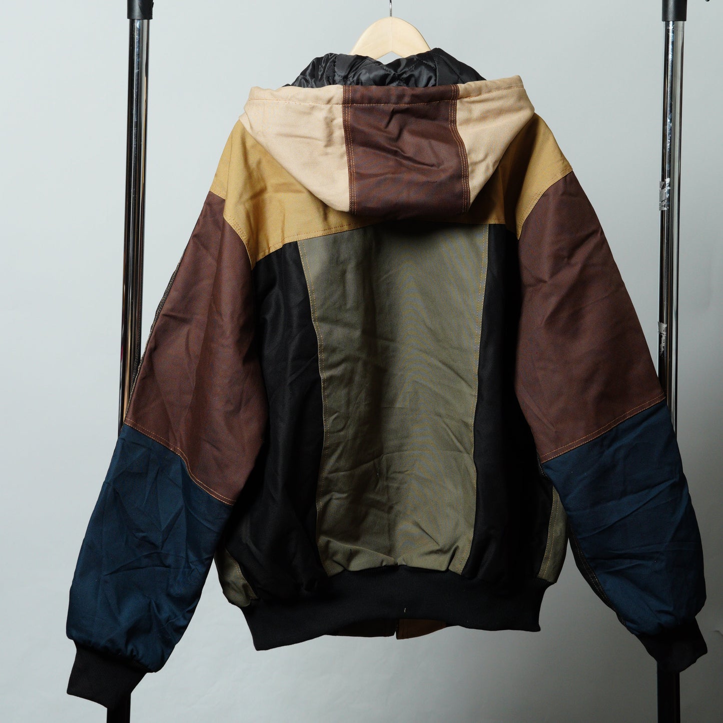 Workwear Colorblock Hooded Jacket Size 2XL