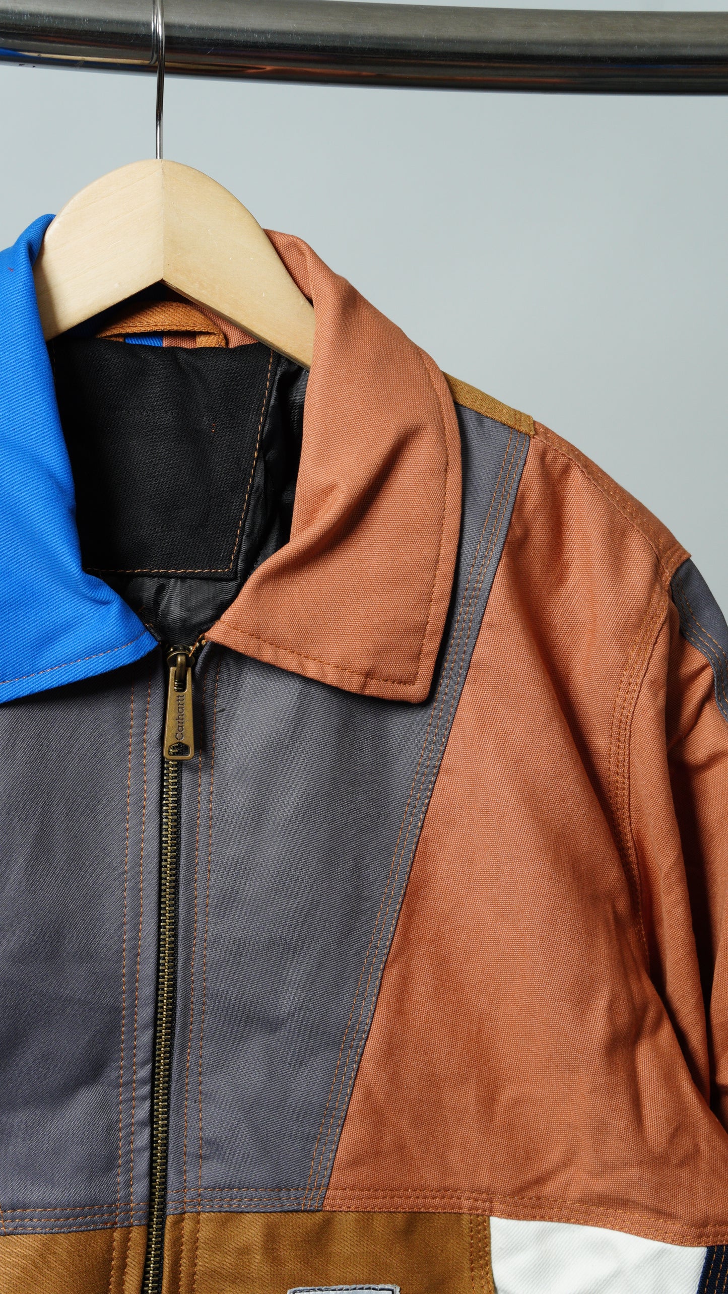 Workwear Colorblock Geometric Jacket Size S