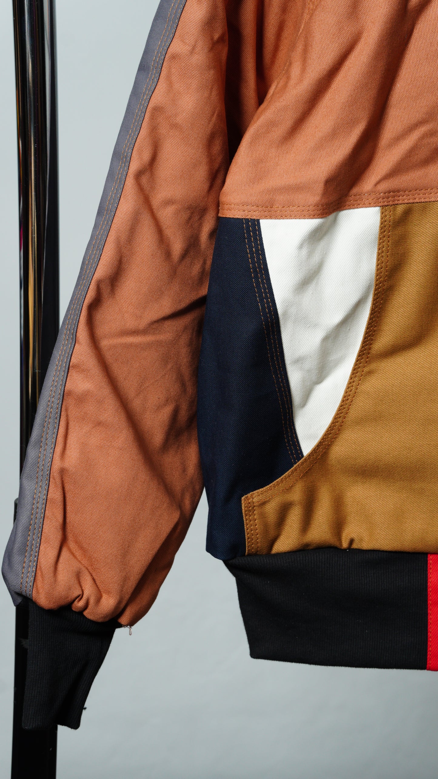 Workwear Colorblock Geometric Jacket Size S
