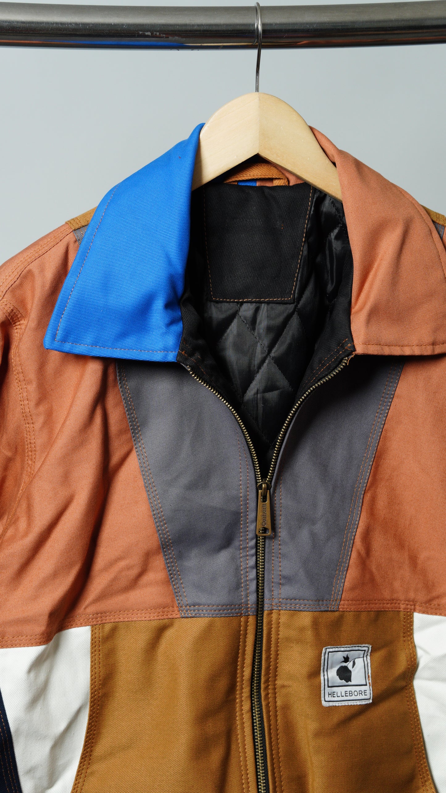 Workwear Colorblock Geometric Jacket Size S