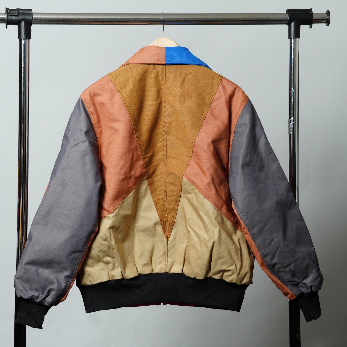Workwear Colorblock Geometric Jacket Size S