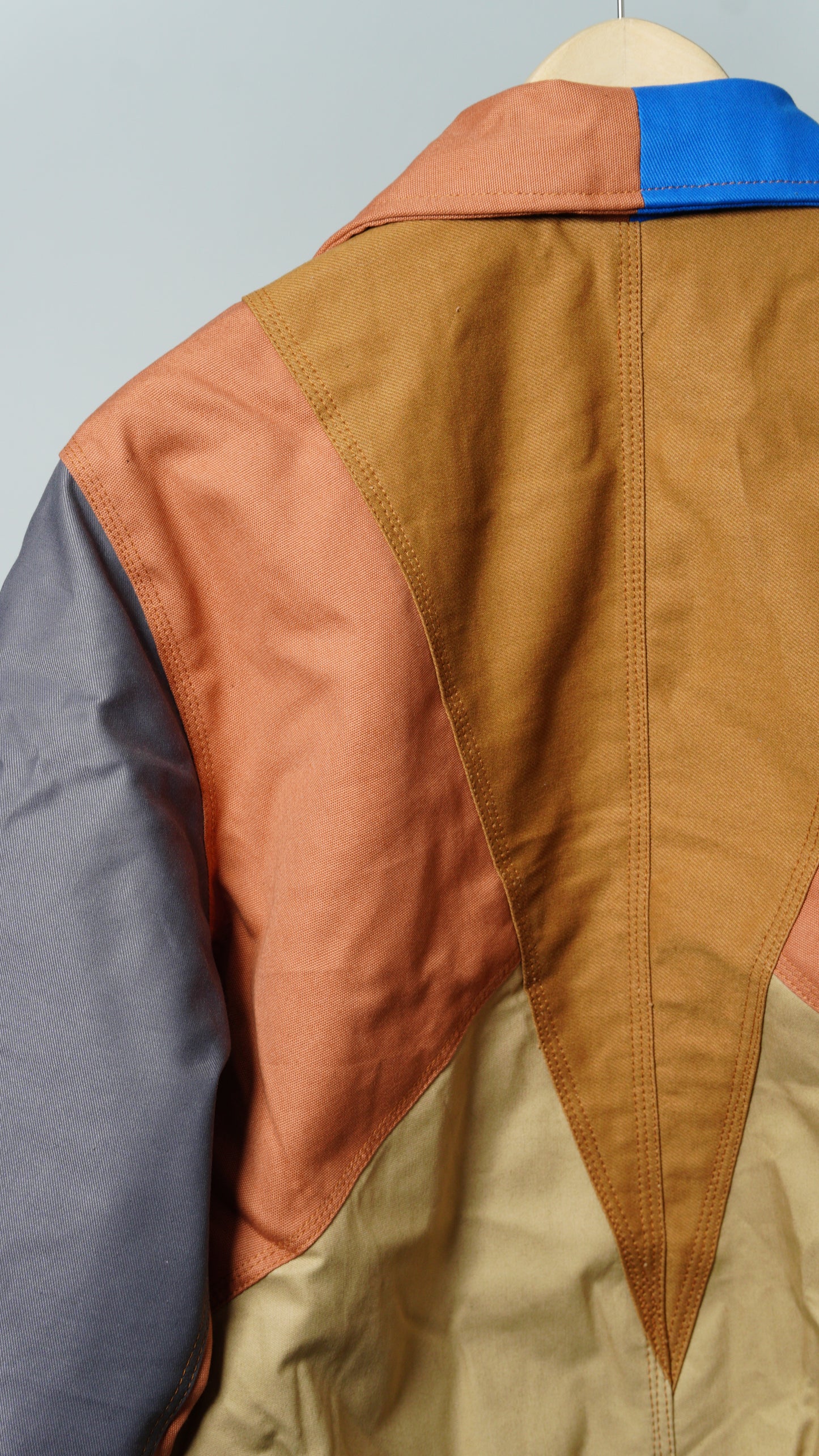 Workwear Colorblock Geometric Jacket Size S